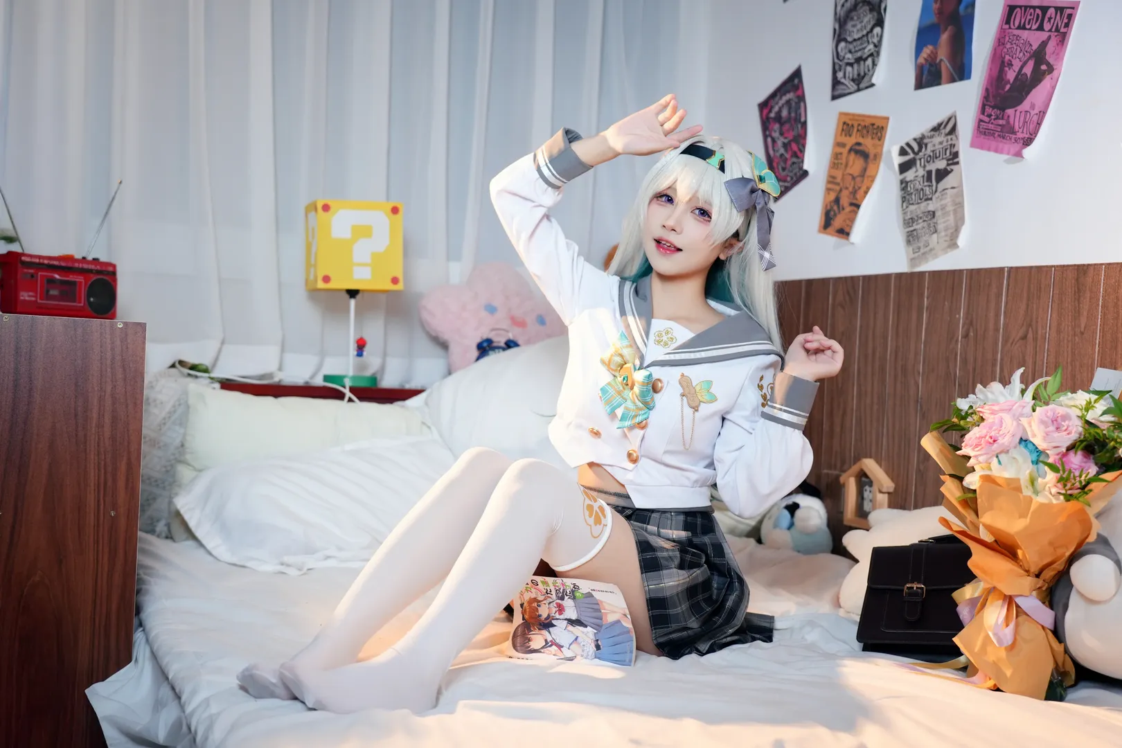 cosplay, 二次元攝影, 崩壞星穹鐵道, 流螢cos, jk制服 - 第3張