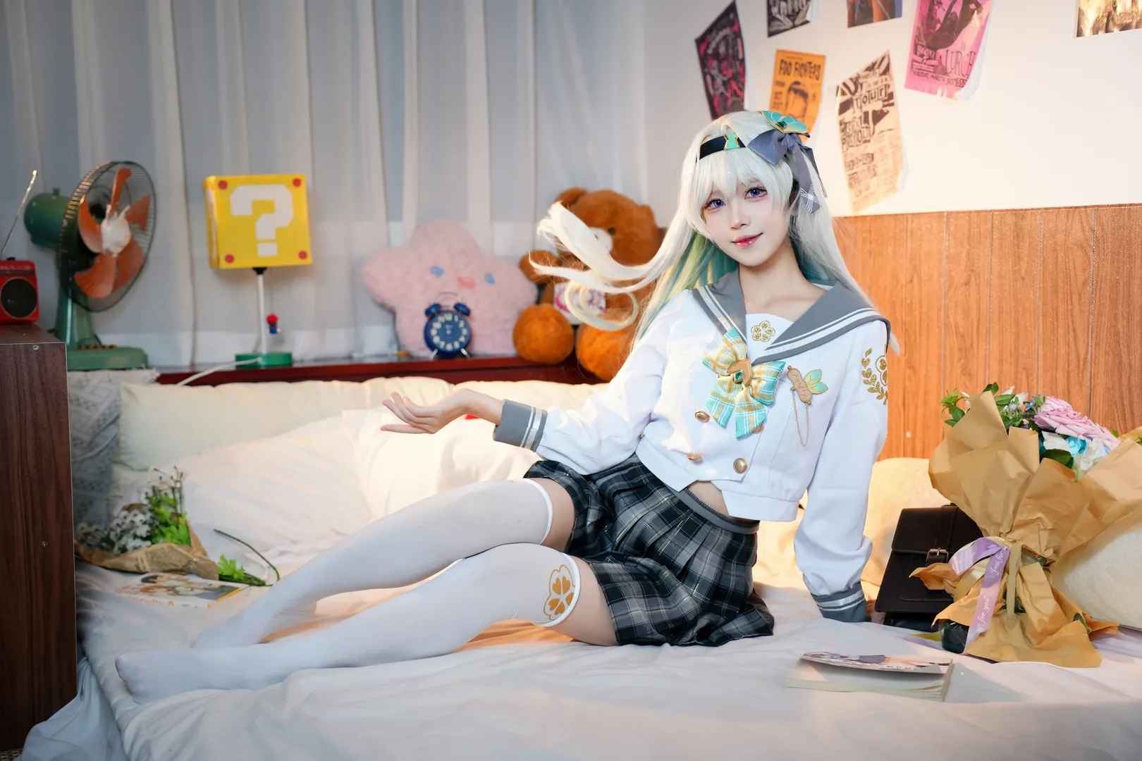cosplay, 二次元攝影, 崩壞星穹鐵道, 流螢cos, jk制服 - 第4張