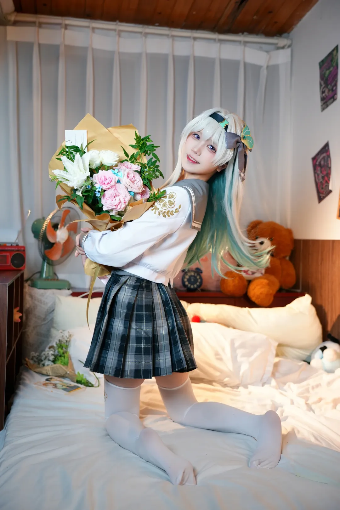 cosplay, 二次元攝影, 崩壞星穹鐵道, 流螢cos, jk制服 - 第7張