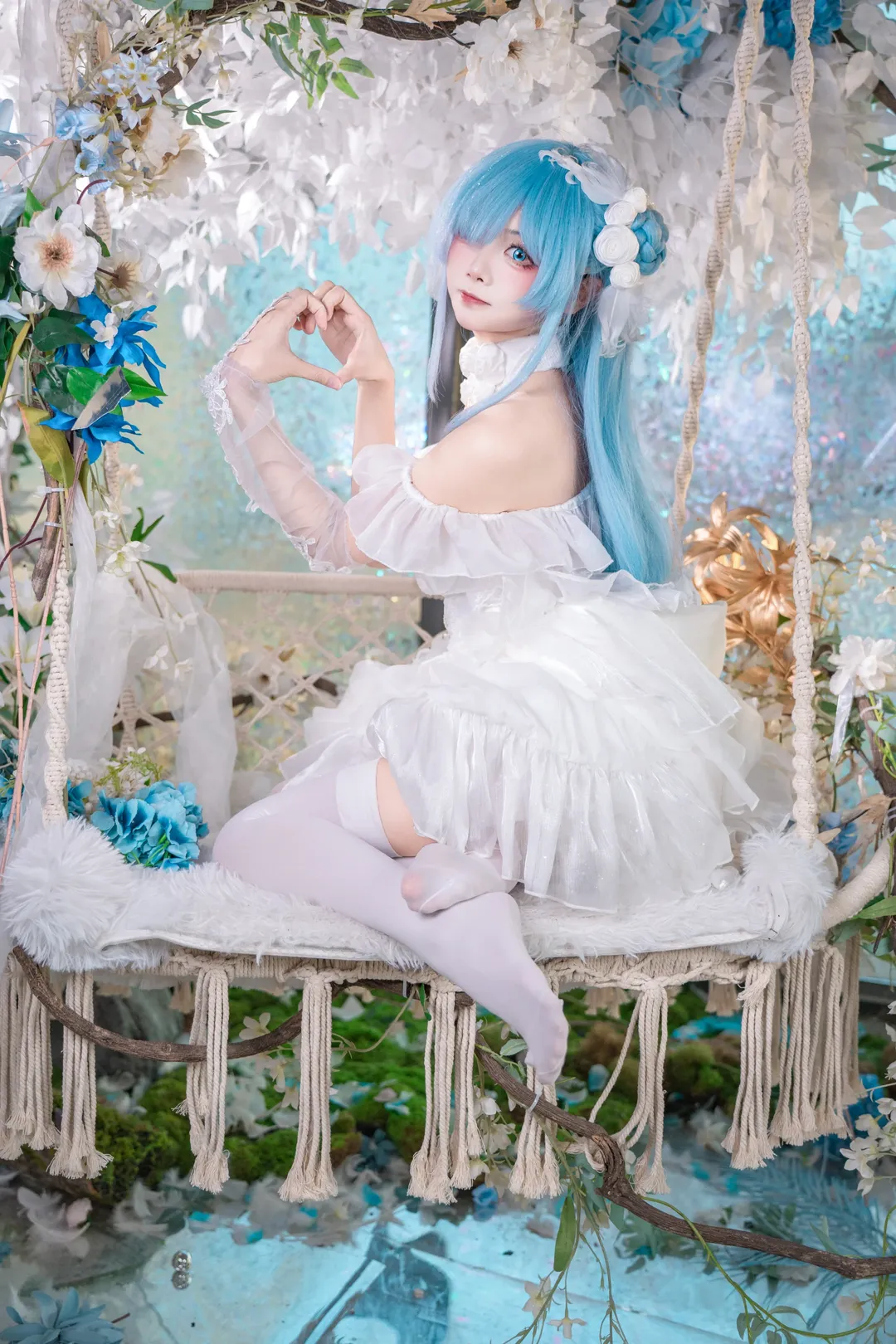 碧蓝航线, cos正片, 花嫁cos, 雅努斯cos, 梦幻写真 - 第1张