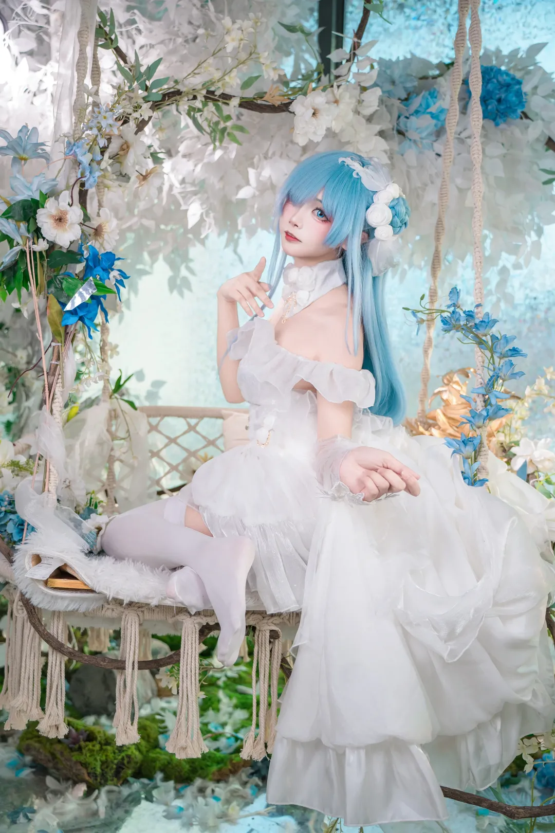 碧蓝航线, cos正片, 花嫁cos, 雅努斯cos, 梦幻写真 - 第3张