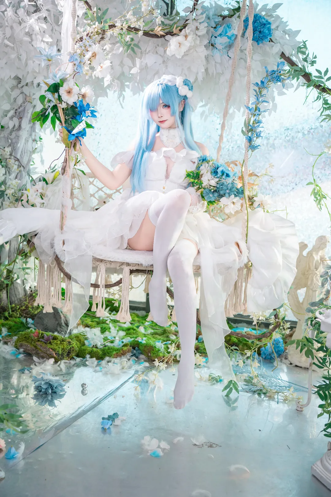 碧蓝航线, cos正片, 花嫁cos, 雅努斯cos, 梦幻写真 - 第4张