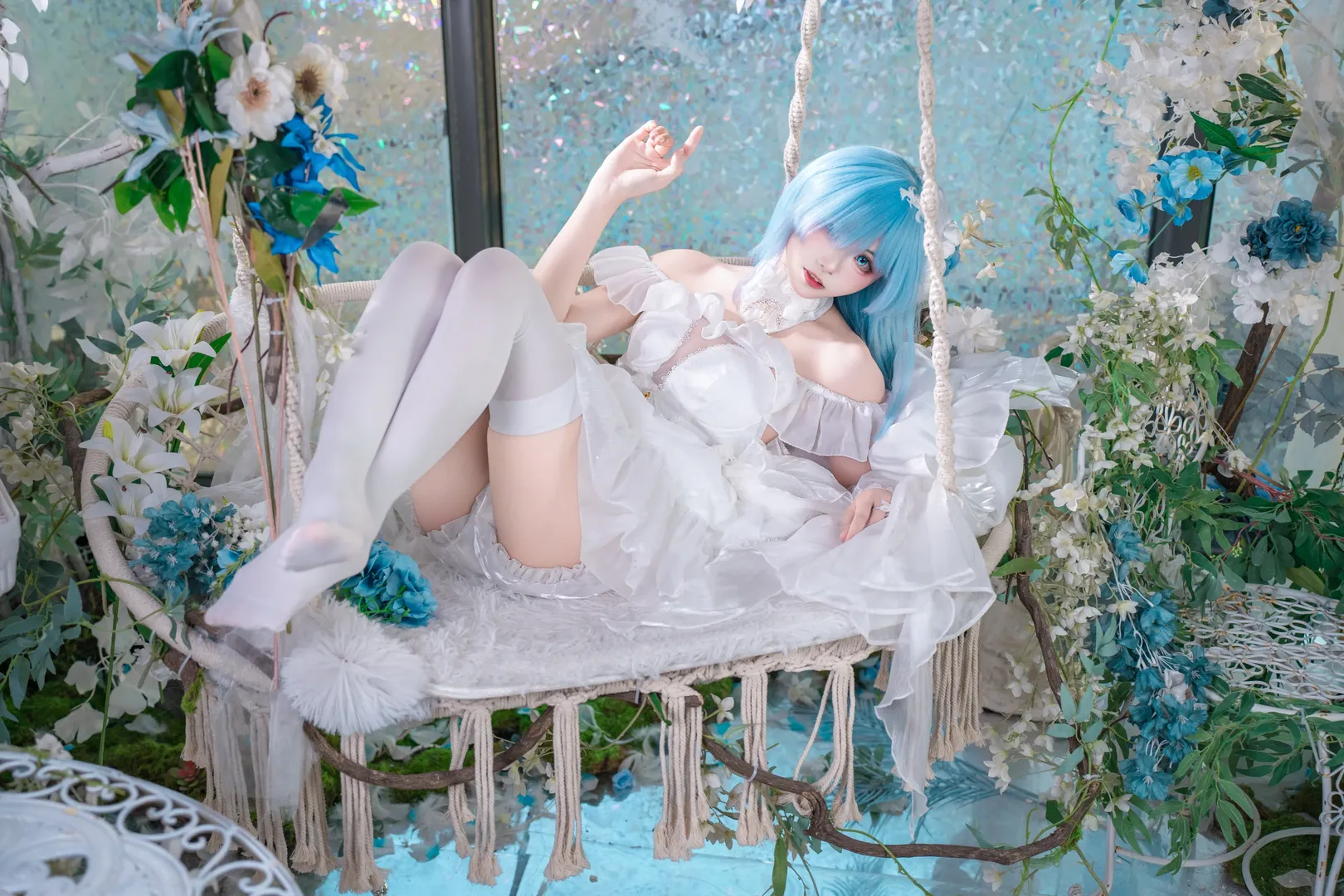 碧蓝航线, cos正片, 花嫁cos, 雅努斯cos, 梦幻写真 - 第6张