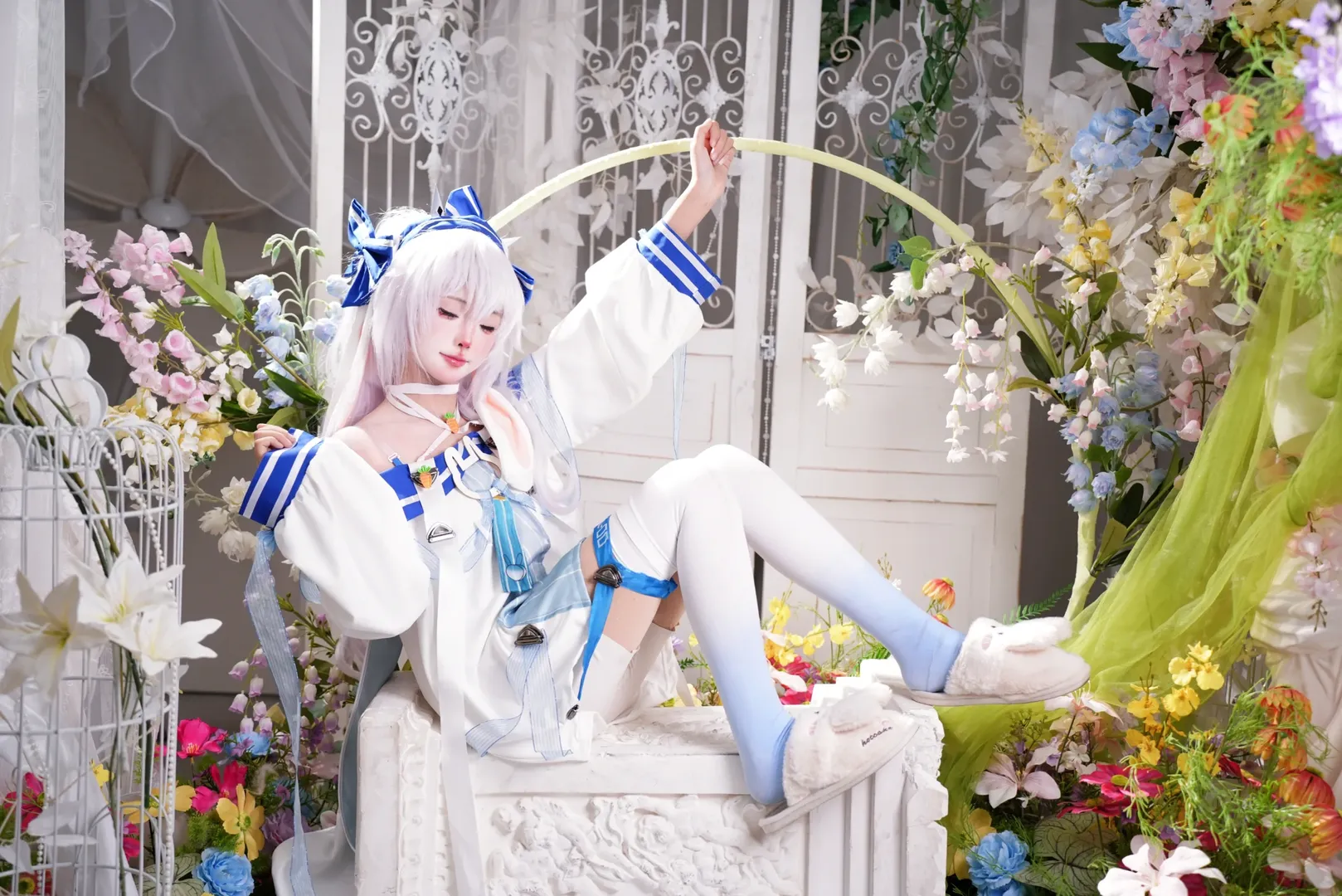 二次元摄影, 碧蓝航线, 萌系少女, 拉菲IIcos, 渐变长筒袜 - 第4张