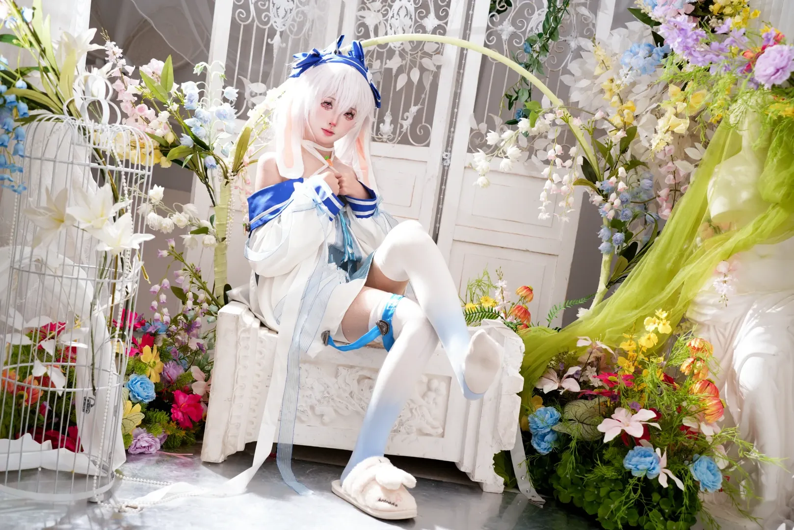 二次元摄影, 碧蓝航线, 萌系少女, 拉菲IIcos, 渐变长筒袜 - 第9张