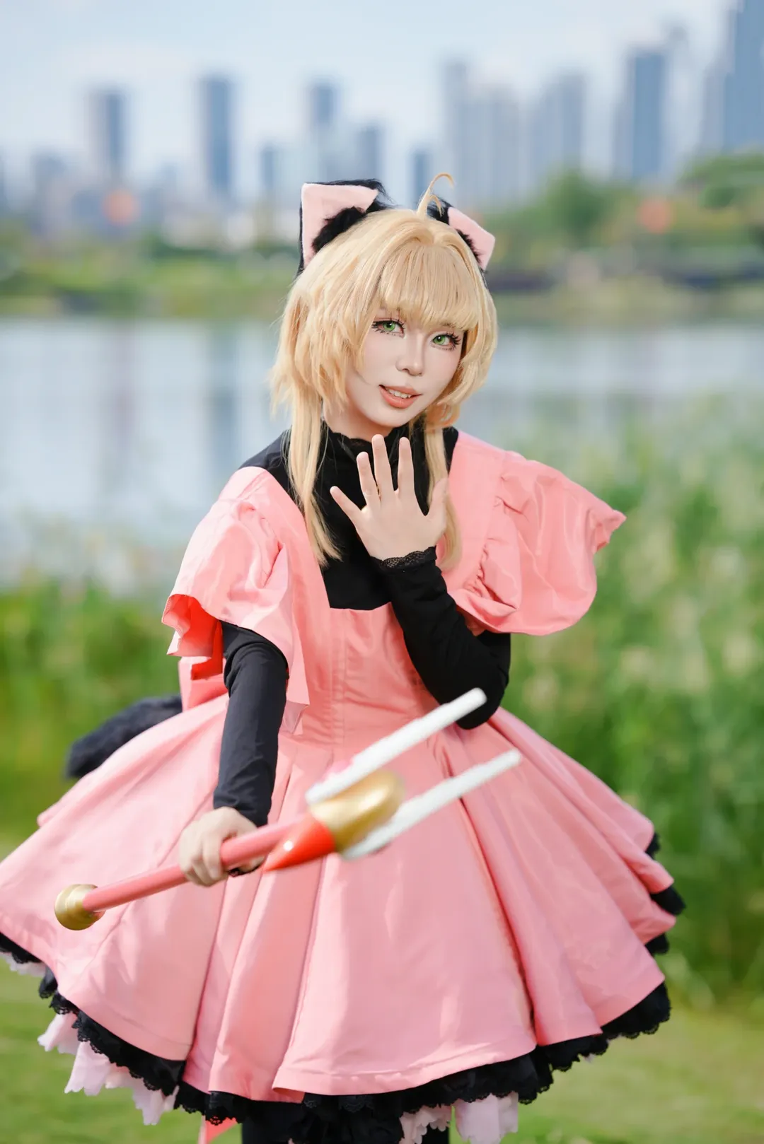 二次元摄影, cos正片, 魔法少女, 小樱cos, 魔卡少女樱 - 第5张