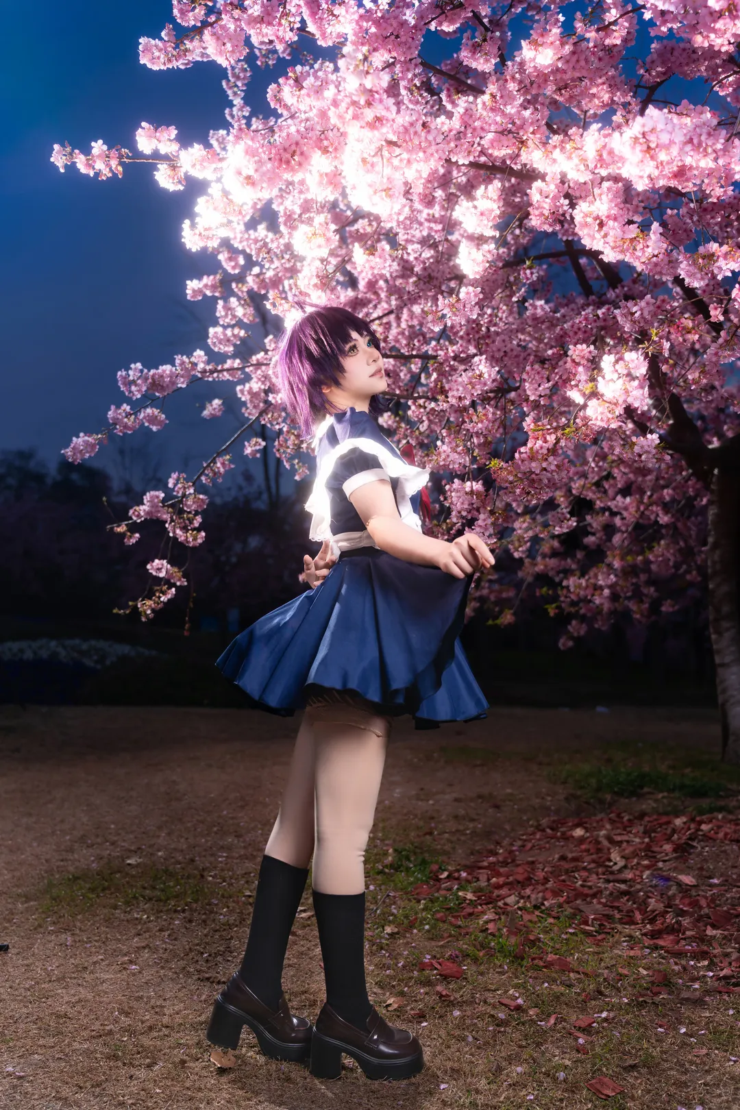中二病也要谈恋爱, 漫花庄园, cosplay正片, 樱花外景, 小鸟游六花cos - 第4张