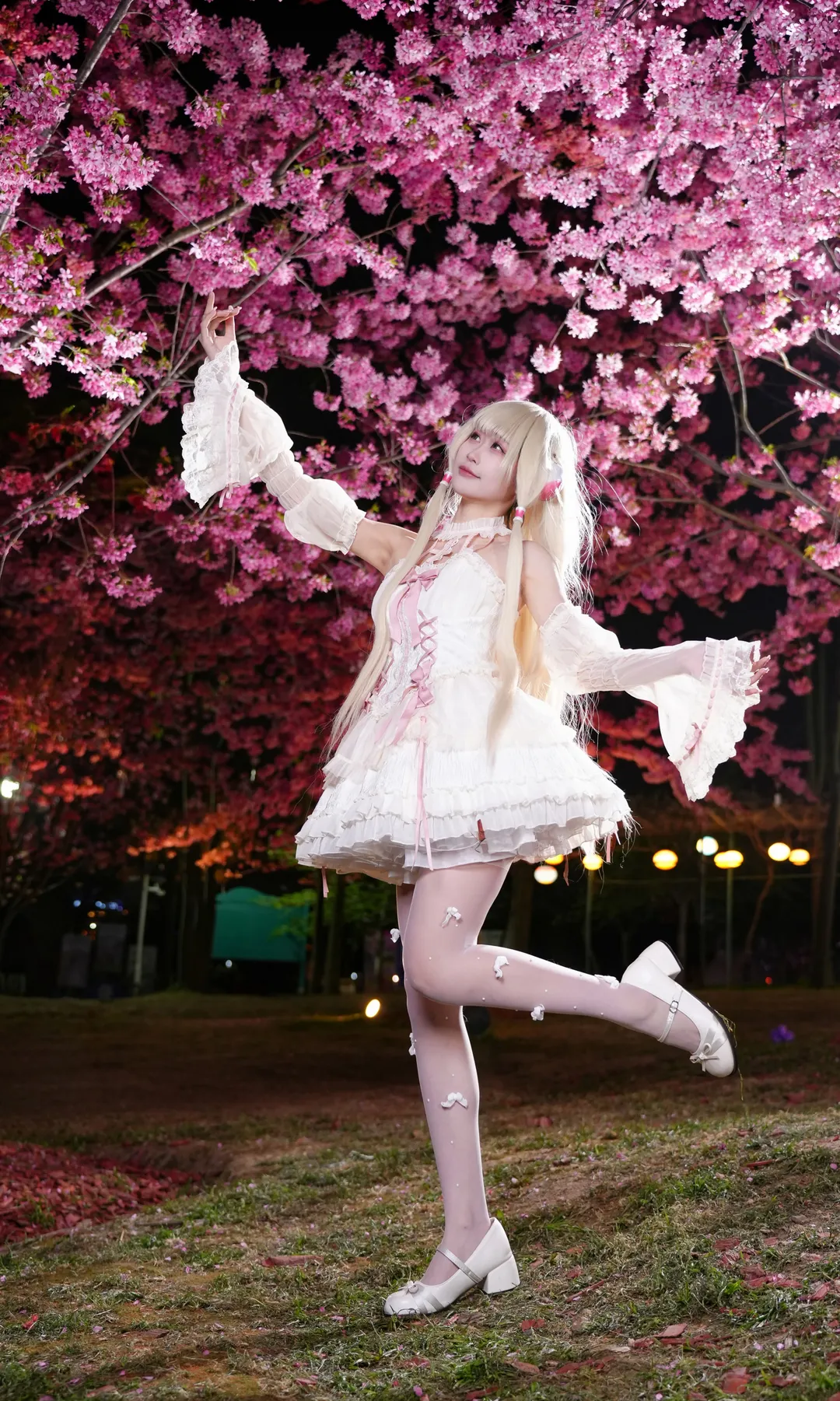 小叽cos, 人形电脑天使心, cosplay摄影, 樱花正片, 梦幻天使风 - 第5张