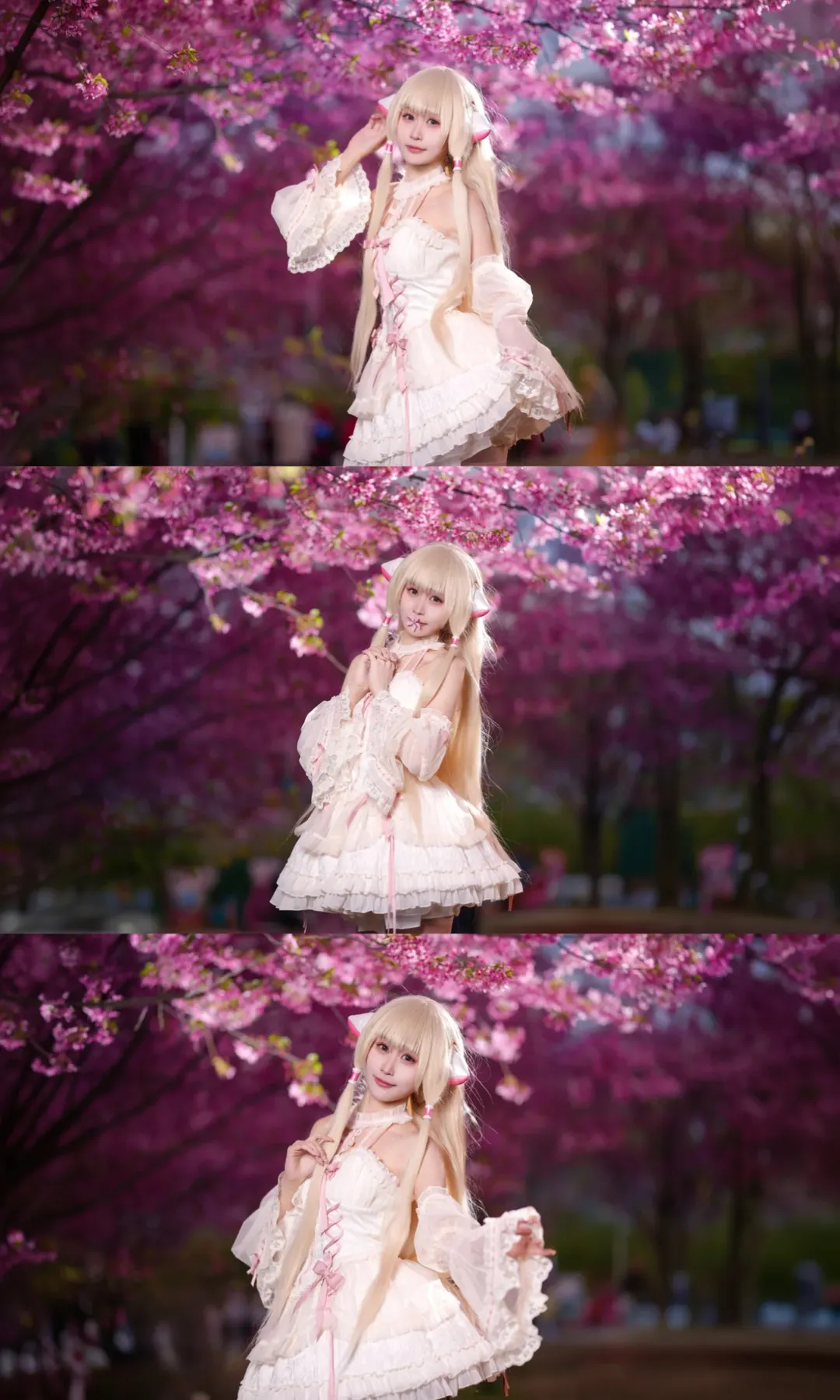 小叽cos, 人形电脑天使心, cosplay摄影, 樱花正片, 梦幻天使风 - 第6张