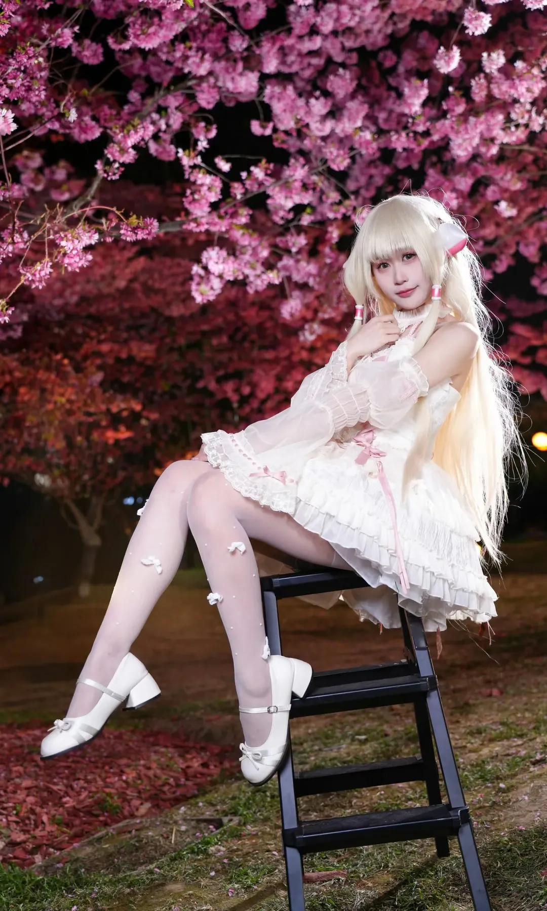 小叽cos, 人形电脑天使心, cosplay摄影, 樱花正片, 梦幻天使风 - 第8张