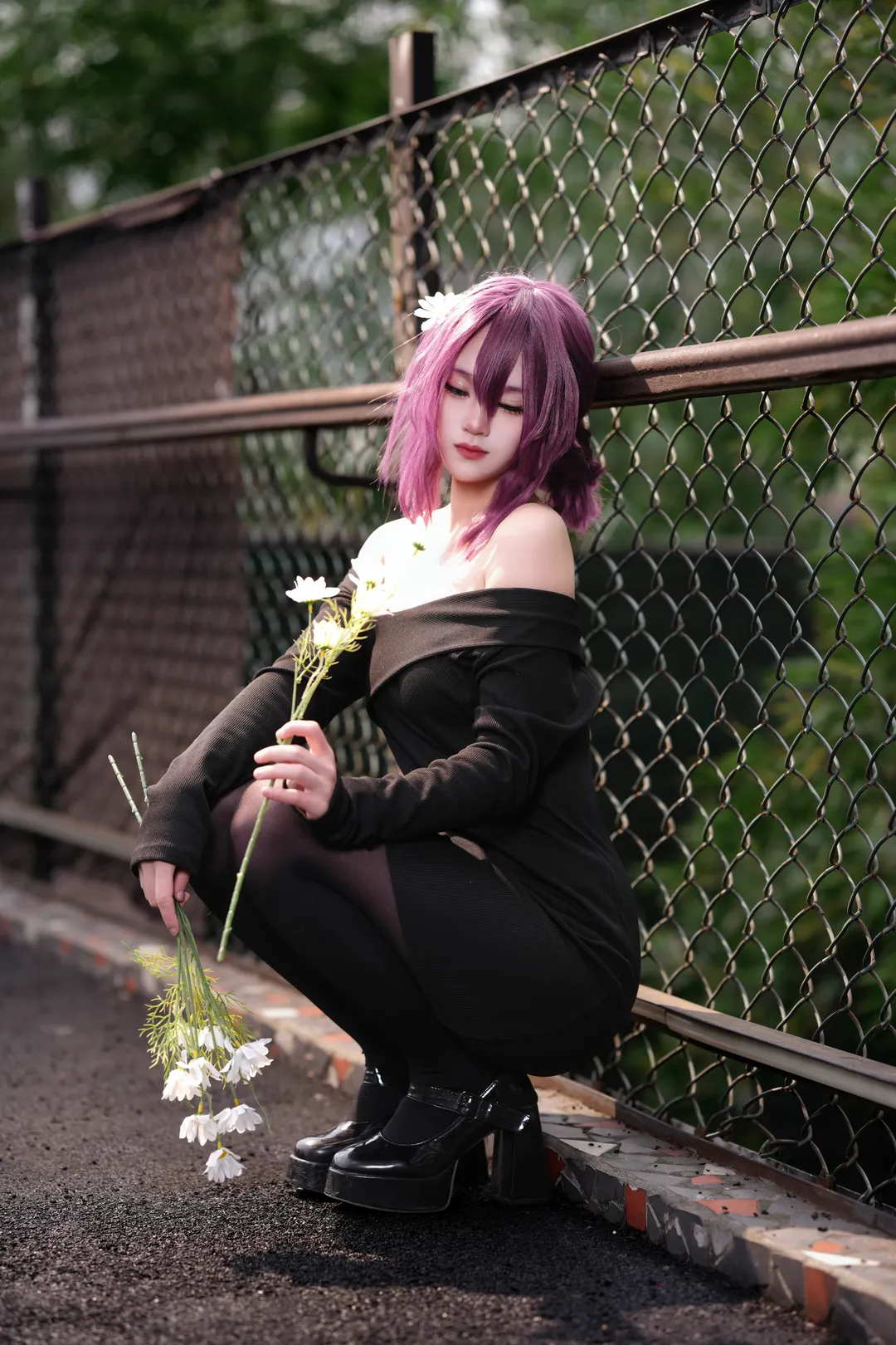 二次元摄影, 电锯人, cosplay正片, 氛围感穿搭, 蕾赛cos - 第1张