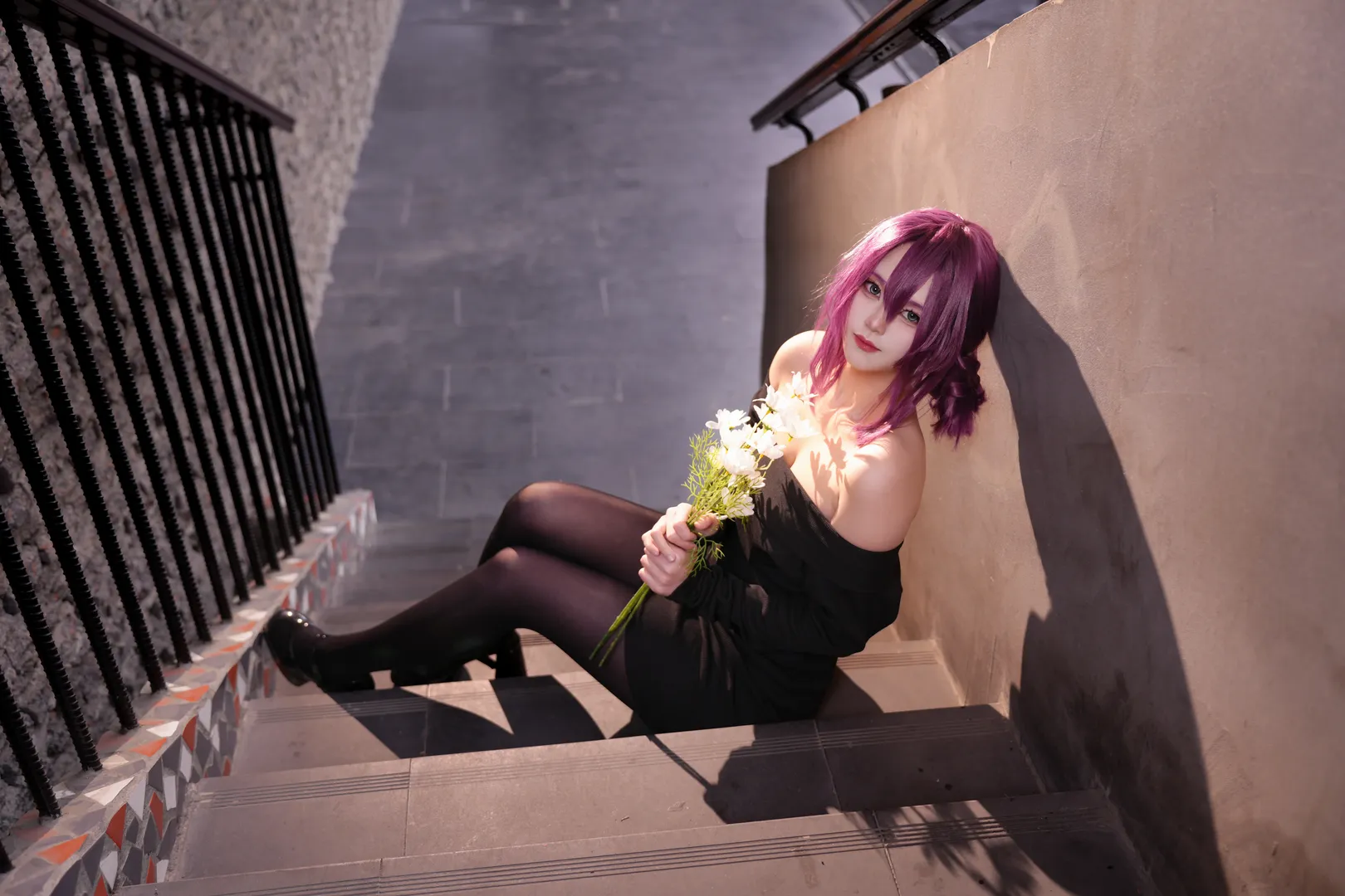 二次元摄影, 电锯人, cosplay正片, 氛围感穿搭, 蕾赛cos - 第2张