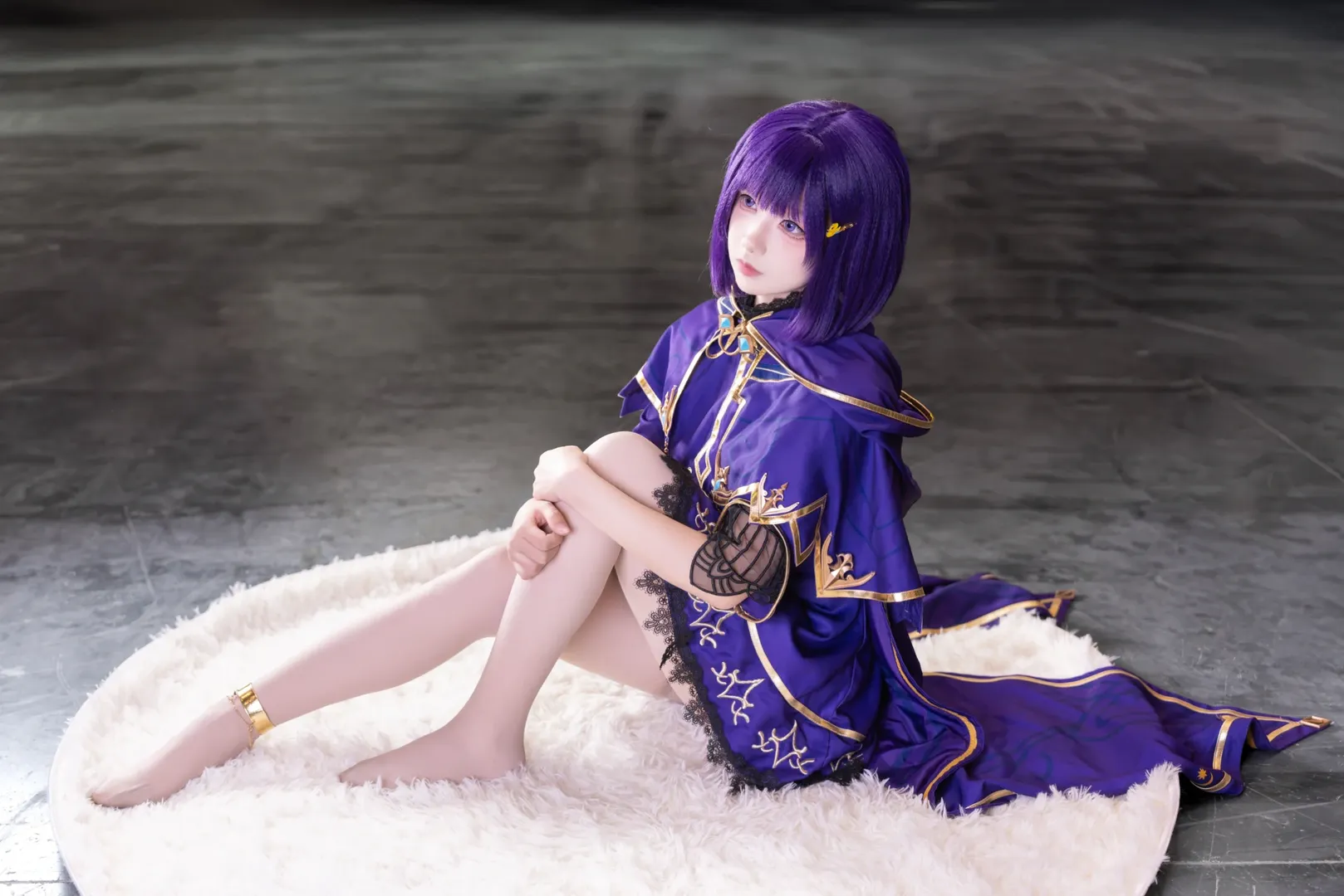 二次元摄影, 漫展场照, cosplay分享, 紫发cos, 紫色服装 - 第6张