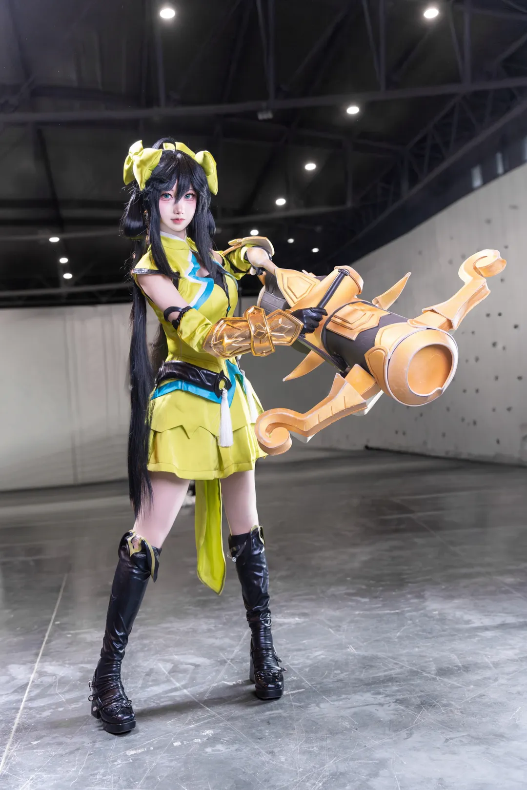 cosplay摄影, 世界线漫展, 孙尚香cos, 二次元场照, 机甲风装扮 - 第2张