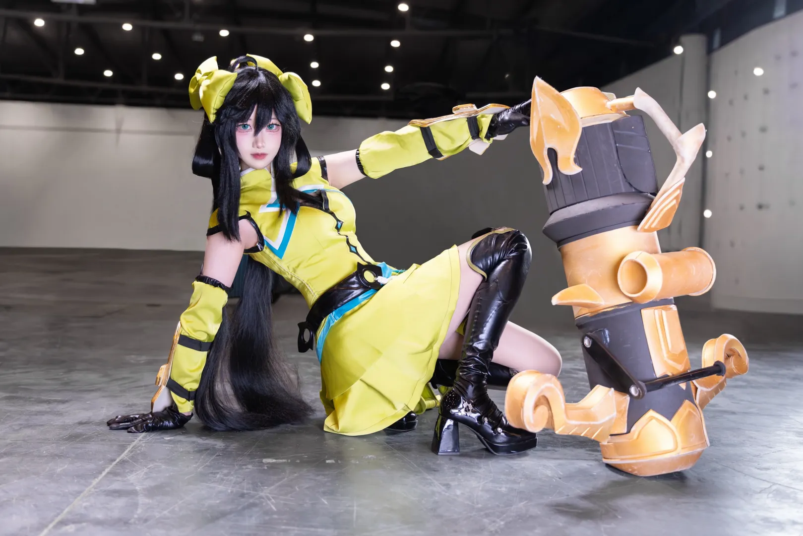 cosplay摄影, 世界线漫展, 孙尚香cos, 二次元场照, 机甲风装扮 - 第3张