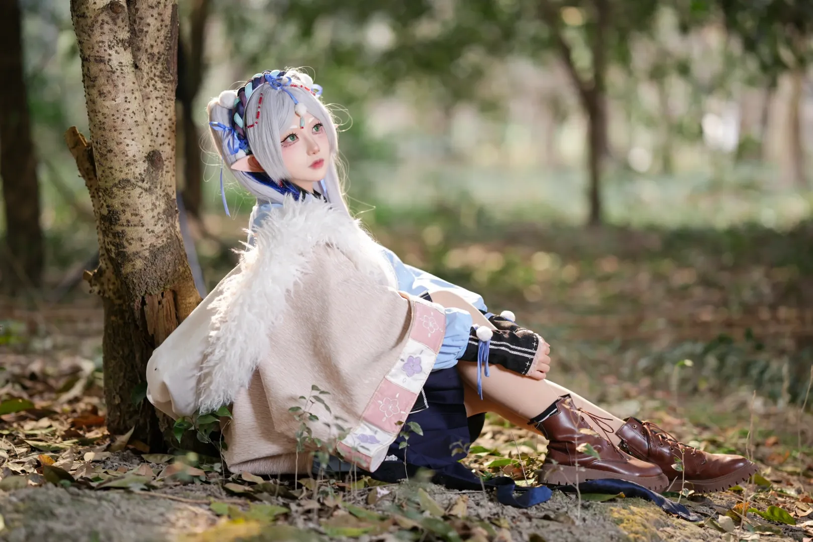 二次元摄影, 户外写真, 芙莉莲cos, cosplay正片, 森系外景 - 第5张