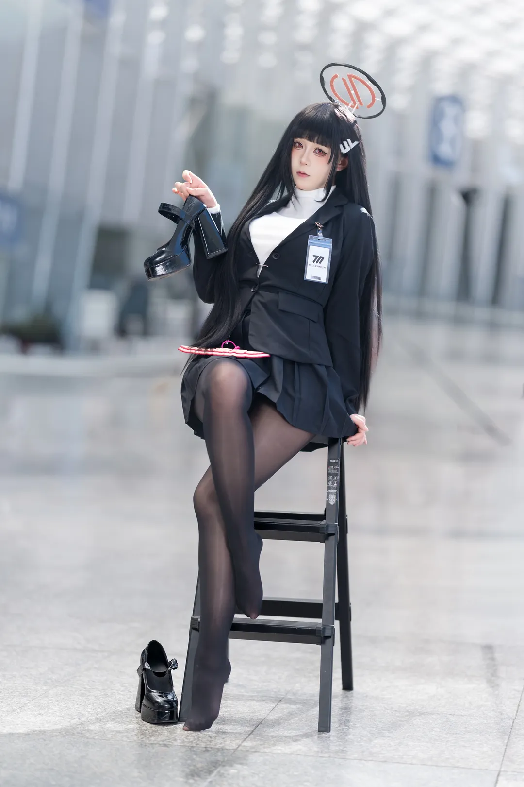 cosplay, 二次元摄影, 蔚蓝档案, 漫展返图, 调月莉音cos - 第2张