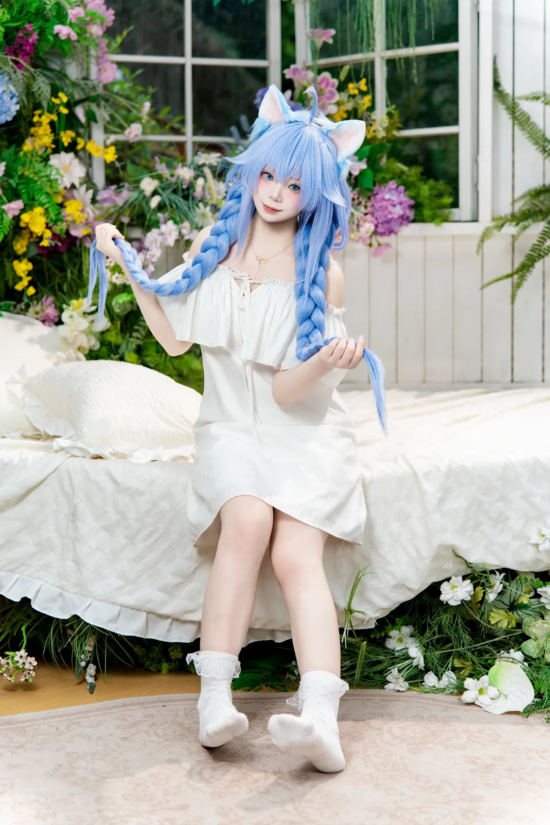 二次元摄影, cosplay正片, 洛琪希cos, 无职转生, 萌系穿搭 - 第1张