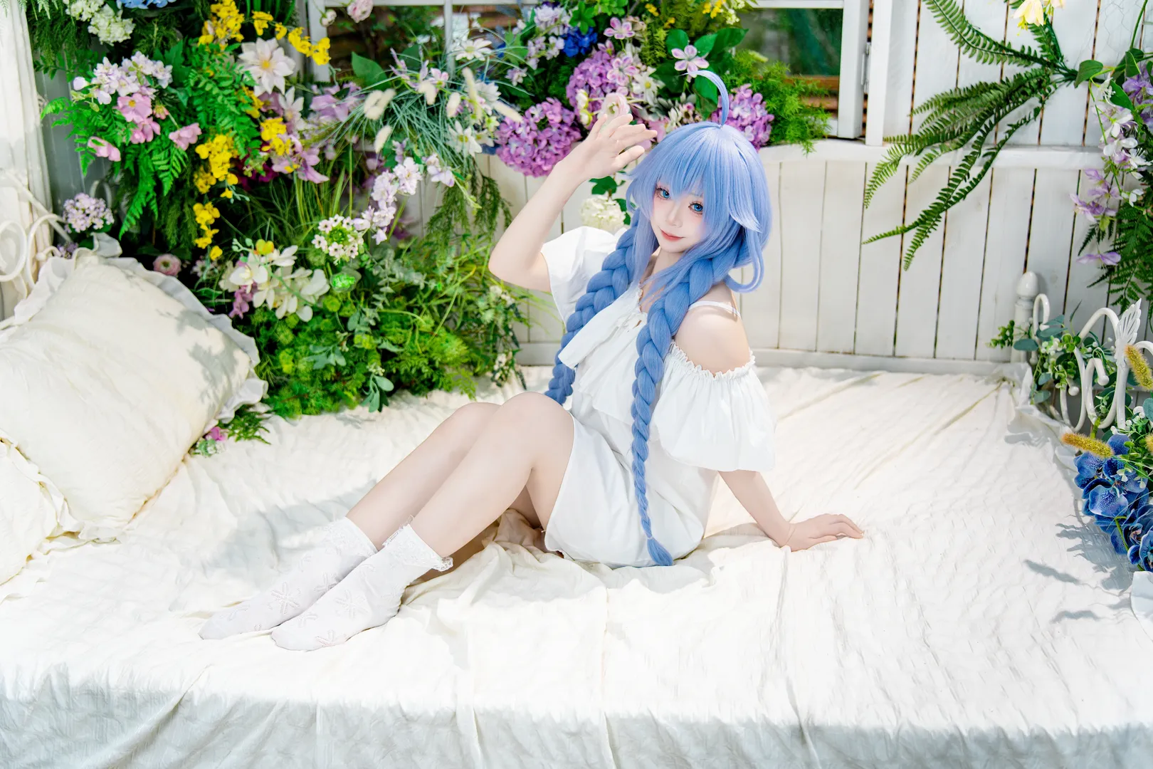 二次元摄影, cosplay正片, 洛琪希cos, 无职转生, 萌系穿搭 - 第2张