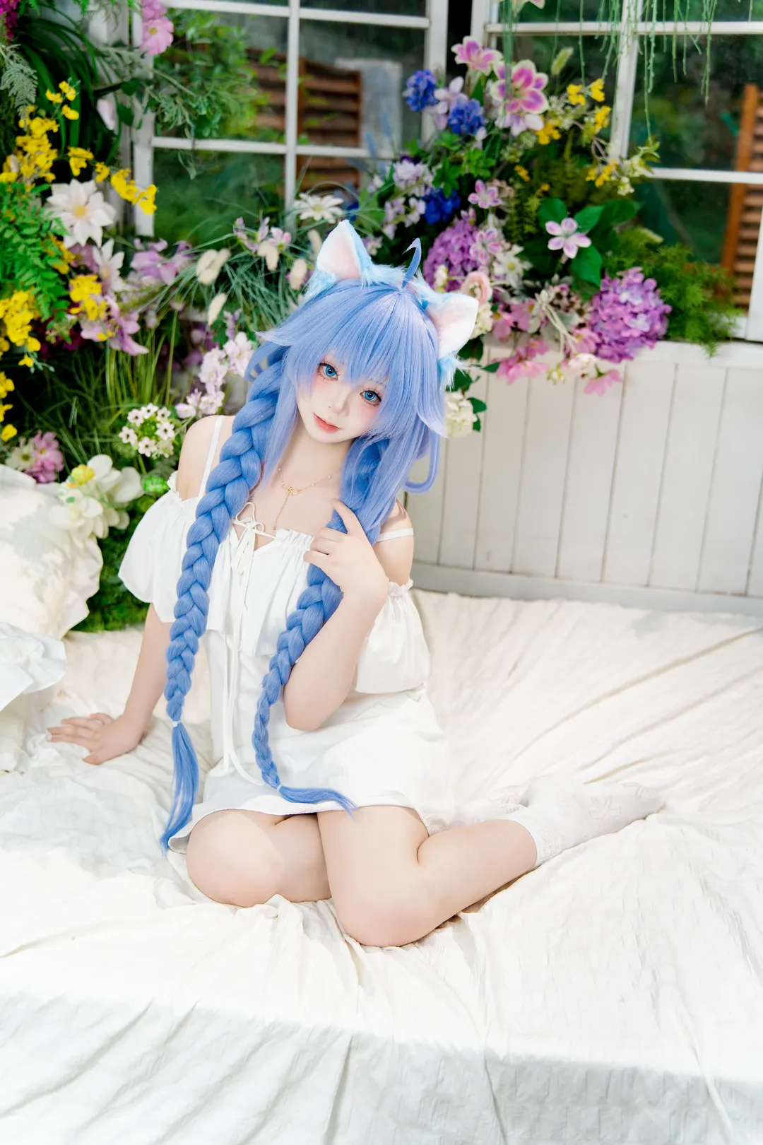 二次元摄影, cosplay正片, 洛琪希cos, 无职转生, 萌系穿搭