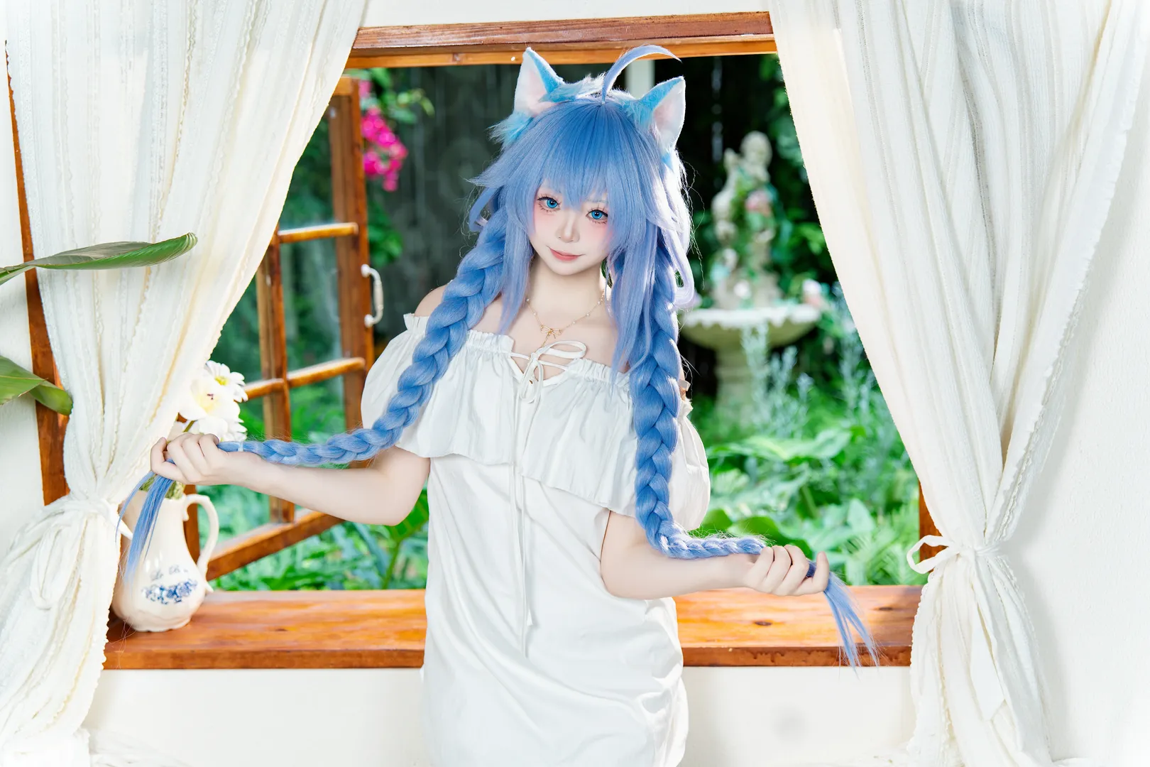 二次元摄影, cosplay正片, 洛琪希cos, 无职转生, 萌系穿搭 - 第5张