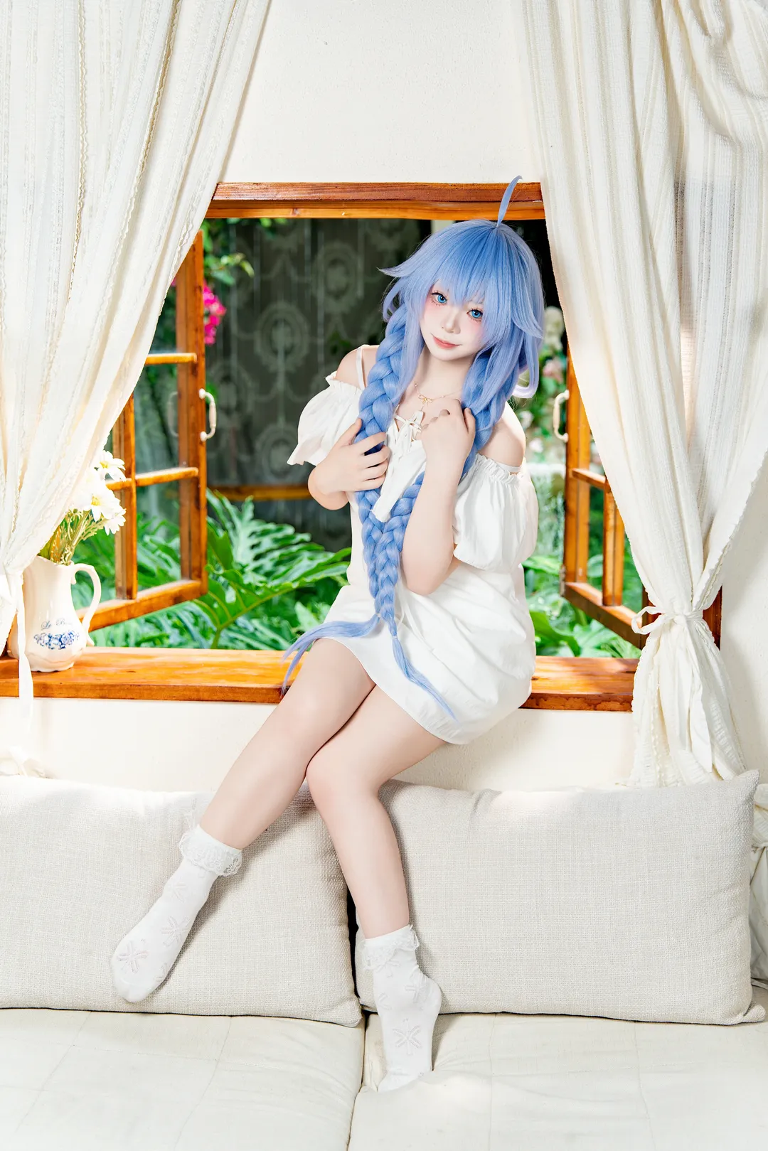 二次元摄影, cosplay正片, 洛琪希cos, 无职转生, 萌系穿搭 - 第6张