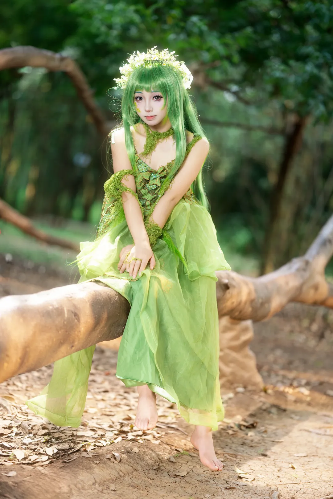 Anime-style photography, Aesthetic style, Elf girl, Forest elf cosplay, The Wonderful Wizard of Oz
