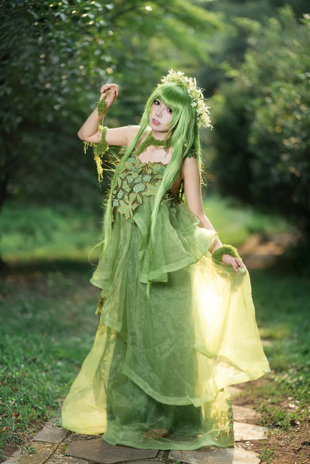 二次元撮影, 美的スタイル, エルフ少女, 森の妖精コスプレ, オズの魔法使い - 6枚目