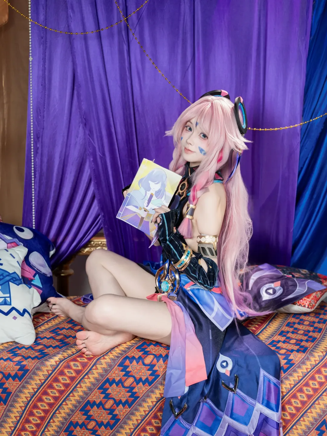 原神, 二次元撮影, シトラリ コスプレ, スタジオ撮影, コスプレ写真 - 1枚目