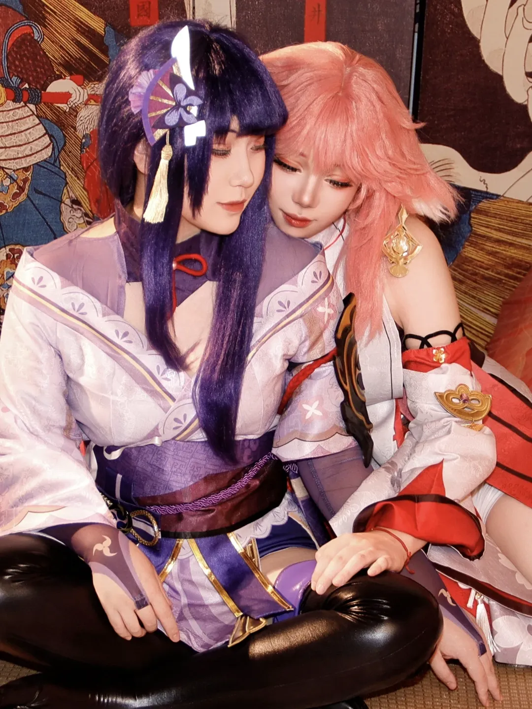 原神, 和风摄影, 鸣神组, cosplay日常, 雷电将军cos - 第1张
