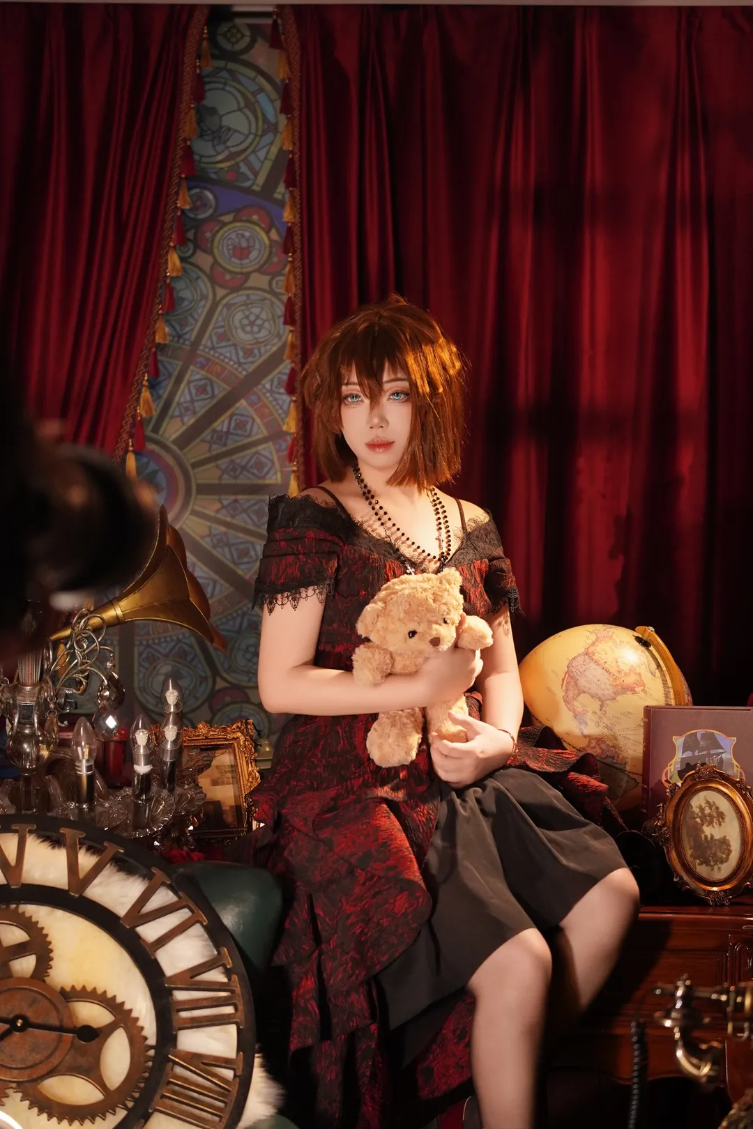 cosplay正片, 哥特风cos, 复古写真, 灰原哀cos, 名侦探柯南