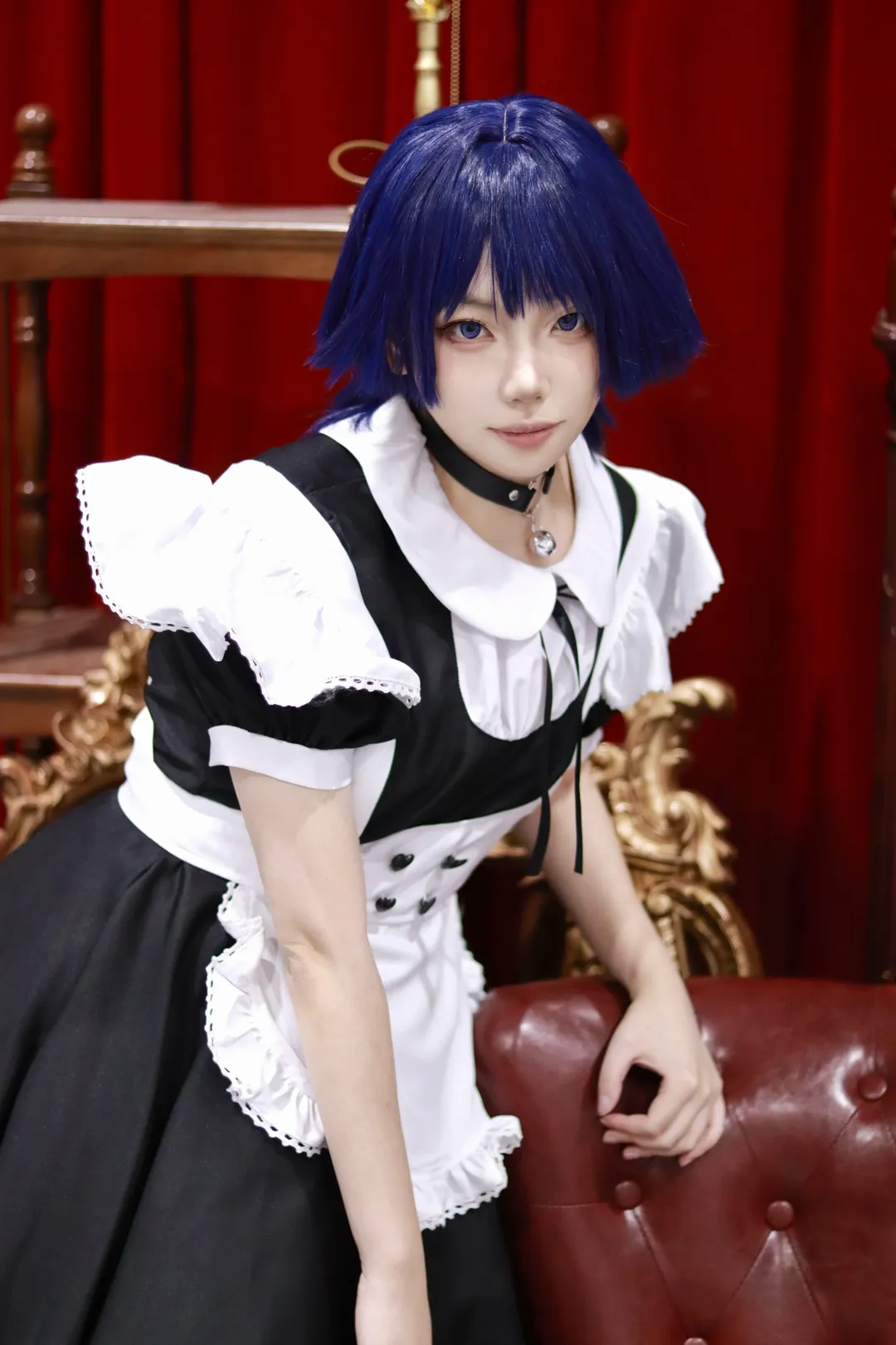 原神, 散兵cos, 女仆装cosplay, 反串cos, 反差感
