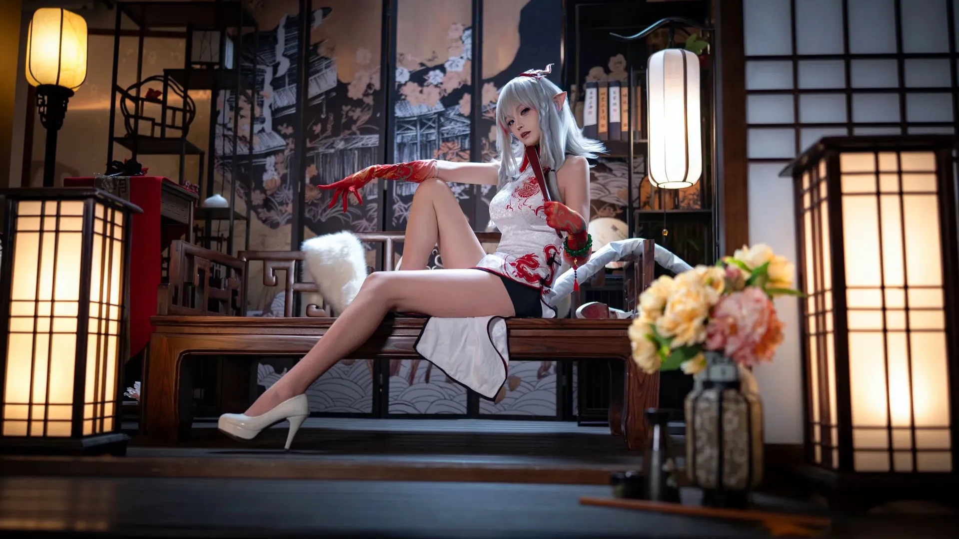 碧蓝航线, 申鹤cos, cosplay摄影, 无期迷途, 古风二次元