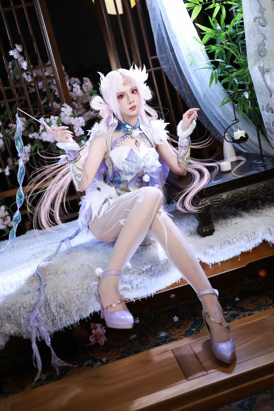 cosplay, 古风摄影, 二次元摄影, 仙侠风, 羽毛装