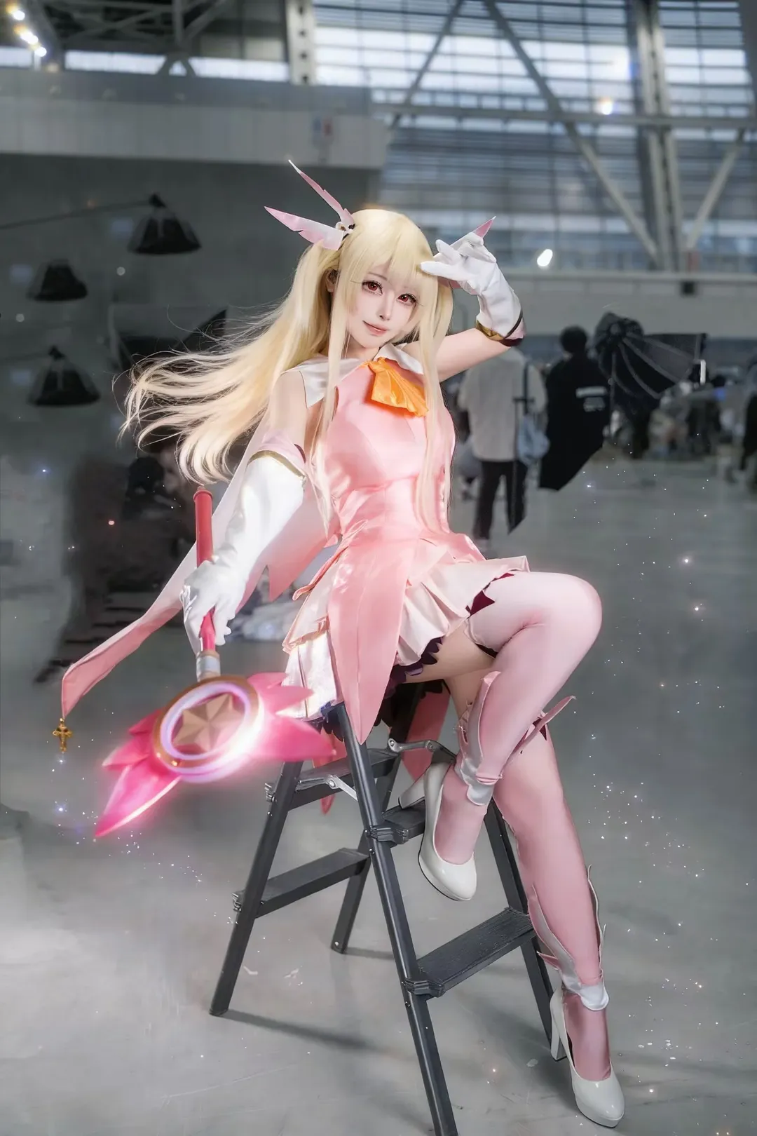 cosplay, 二次元摄影, 魔法少女, 早乙女芽亚里cos, 圣女的魔力是万能的