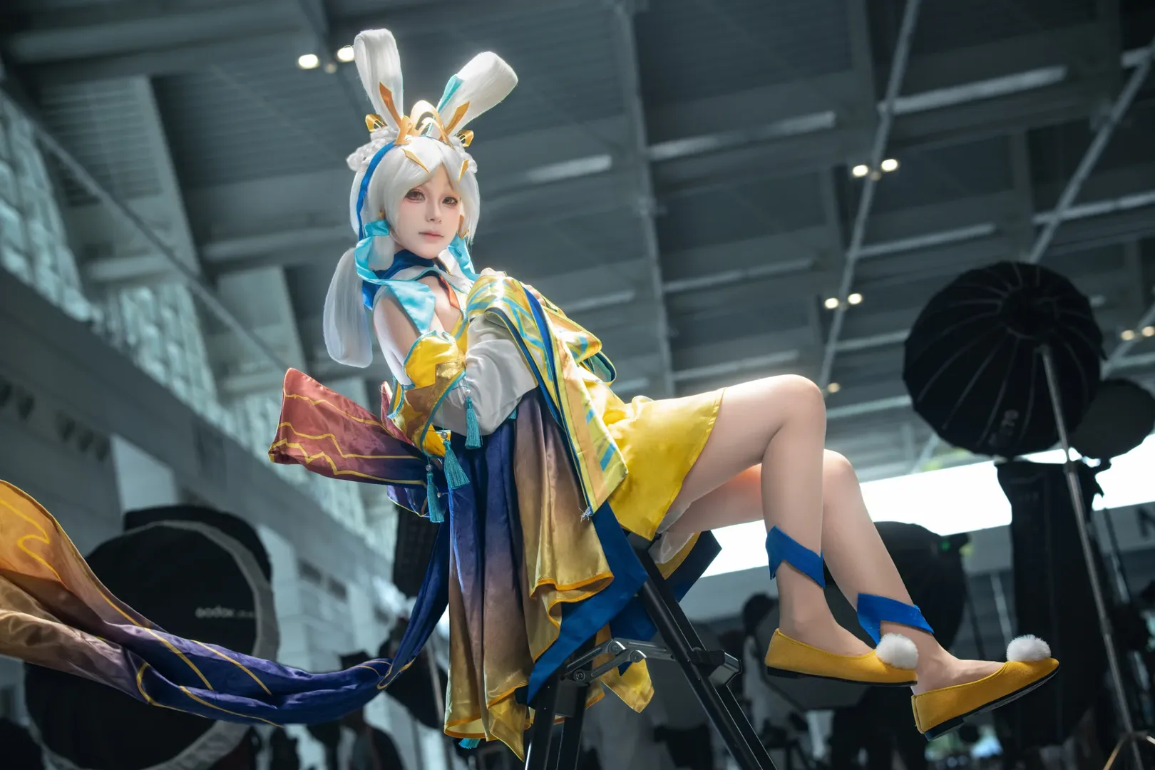 二次元摄影, 漫展cosplay, 兔耳装扮, 仙侠风cos, 漫游摄影 - 第4张
