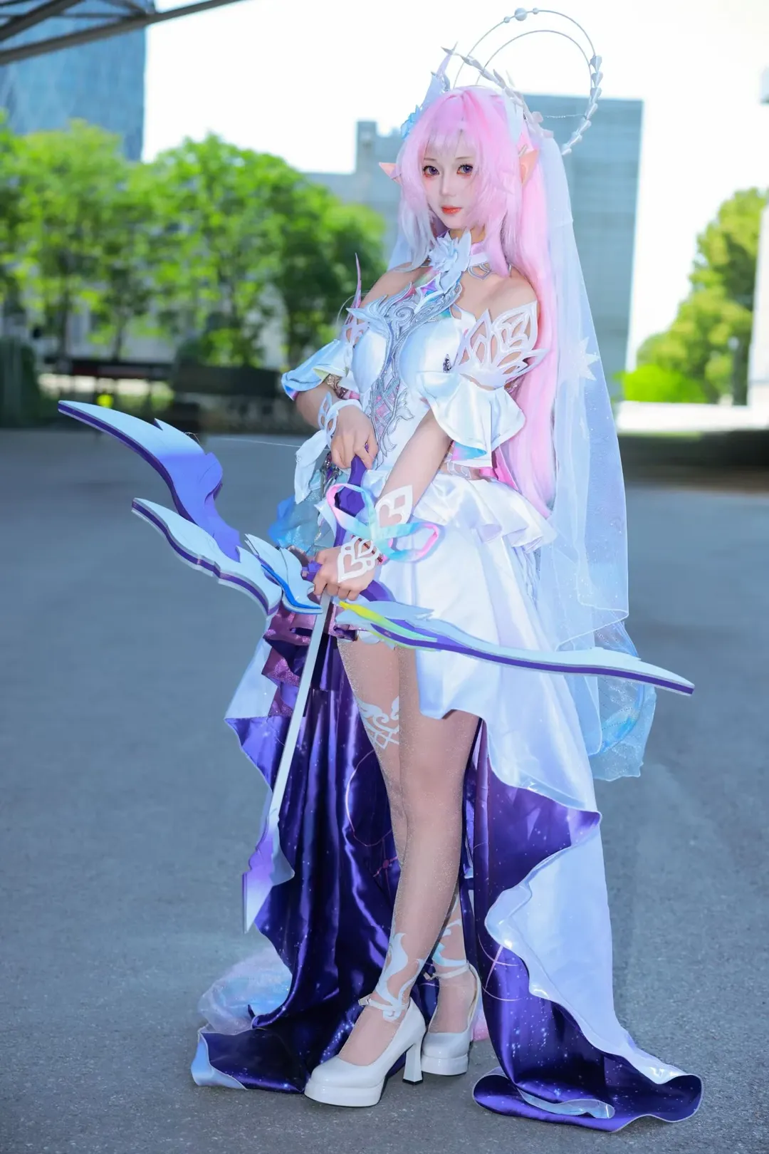 エリシア コスプレ, 崩壊 3rd, イベント写真, コスプレ撮影, エルフ耳スタイル - 1枚目