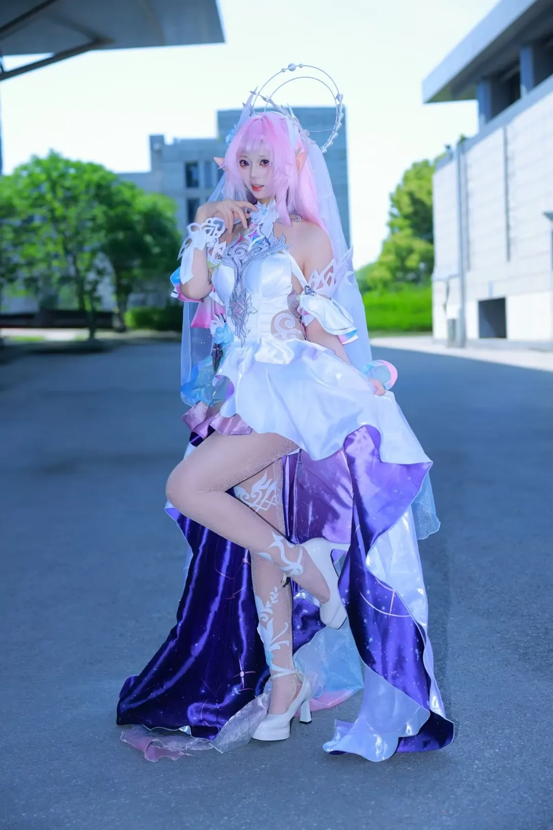 爱莉希雅cos, 崩坏3, 漫展返图, cosplay摄影, 精灵耳造型