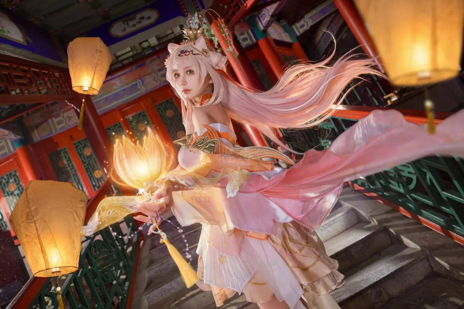 原神, 永劫无间, 嫦娥cos, cosplay摄影, 国风奇幻