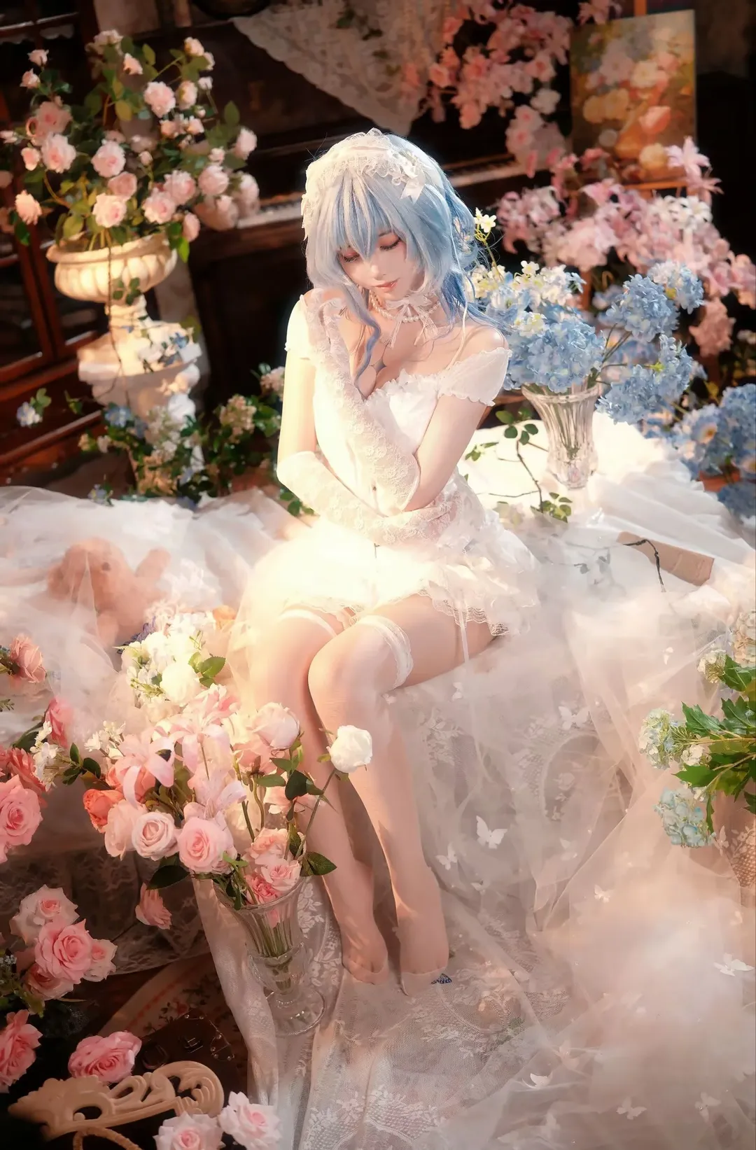 原神, 甘雨cos, 蕾姆cos, 小鸟游六花cos, 花嫁cosplay - 第2张