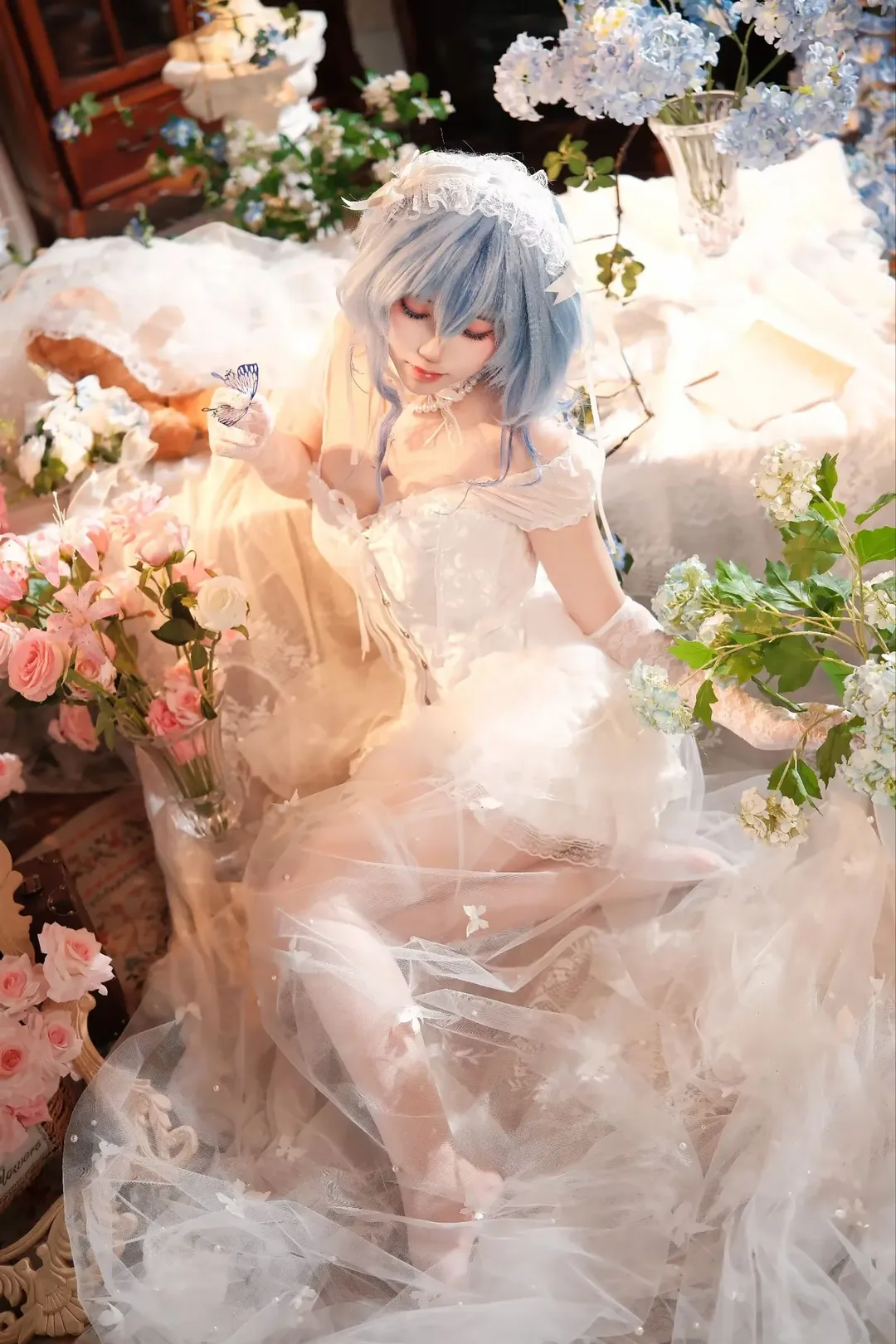 原神, 甘雨cos, 蕾姆cos, 小鸟游六花cos, 花嫁cosplay - 第3张