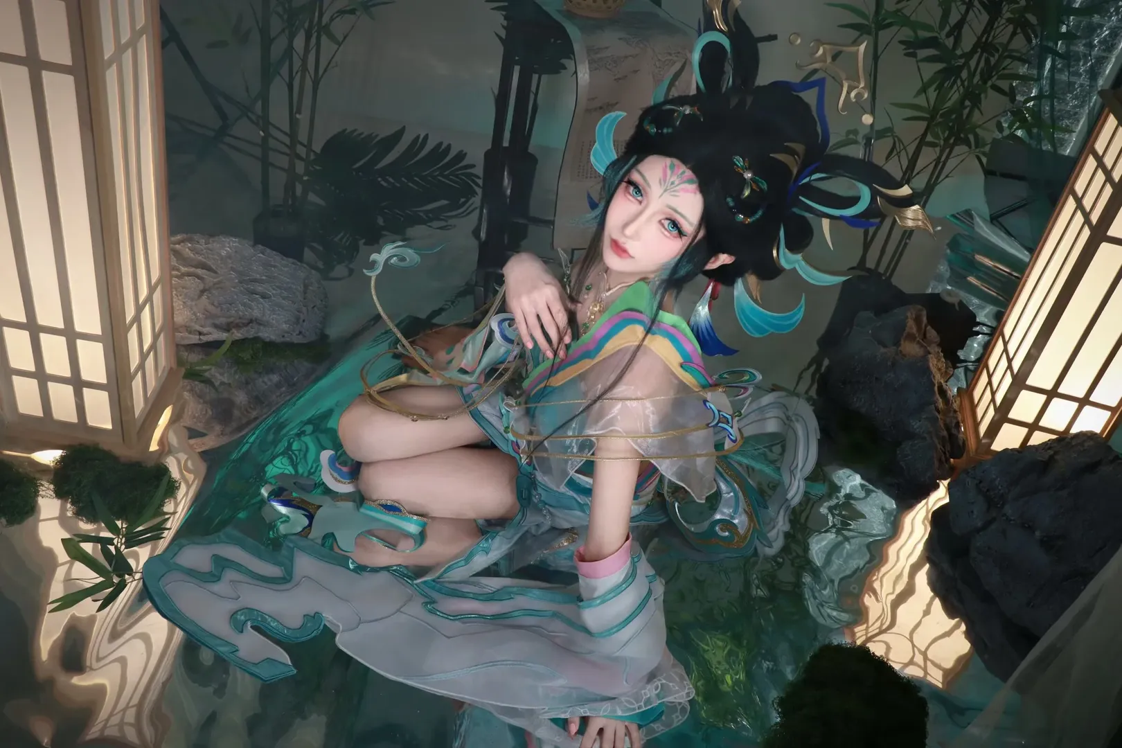 cosplay摄影, 海月cos, 国风角色, 古风仙侠, 水景棚拍 - 第2张