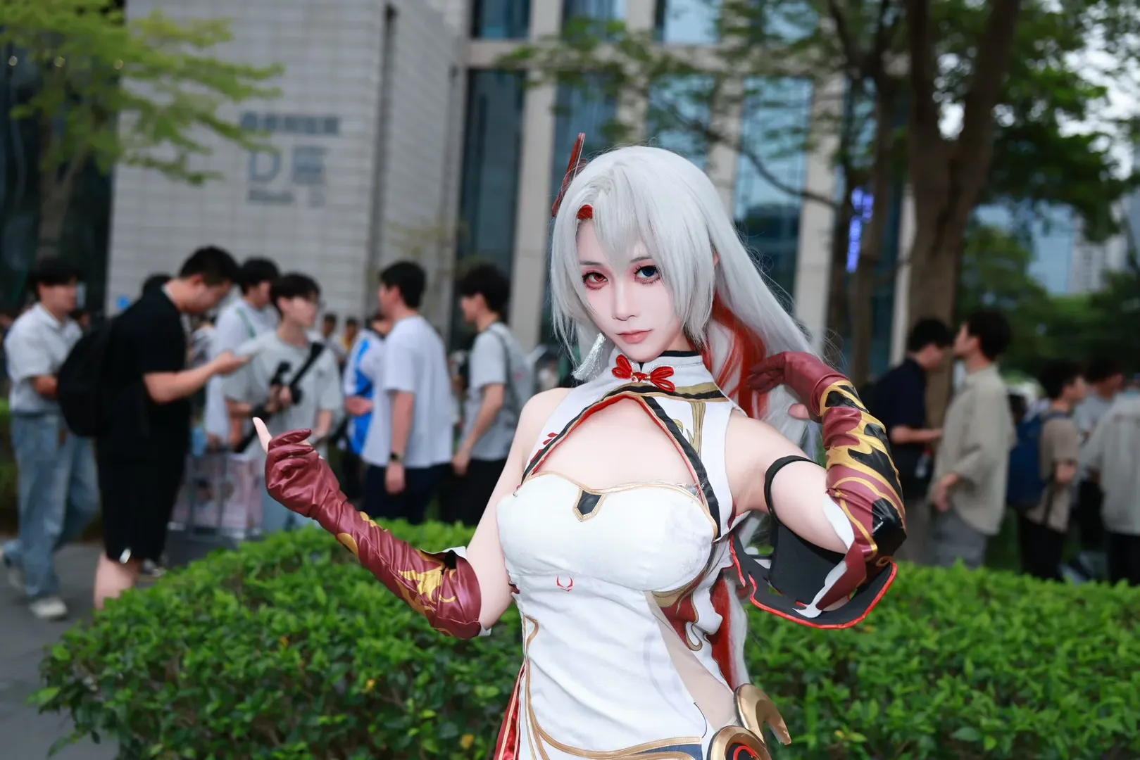コスプレ, アウトドア撮影, NARAKA: BLADEPOINT, 寧紅夜コスプレ, アーマーコーディネート - 2枚目