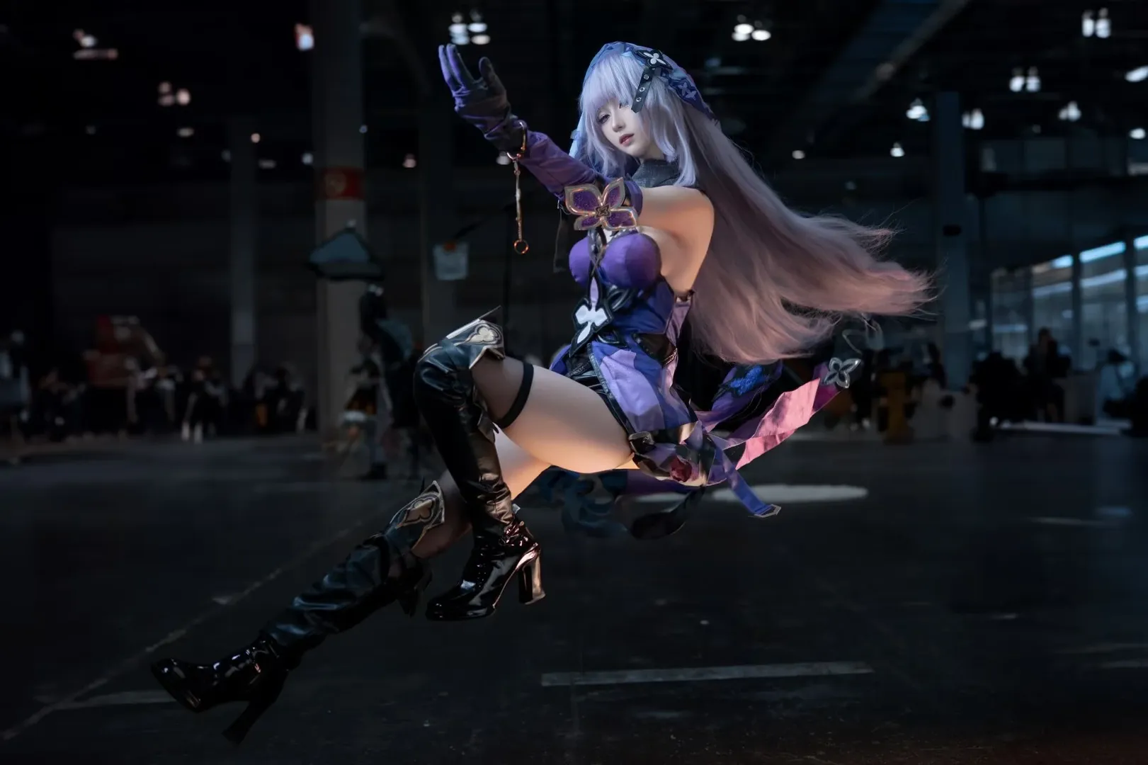 原神, 漫展返图, 符玄cos, cosplay摄影, 银紫装扮 - 第2张