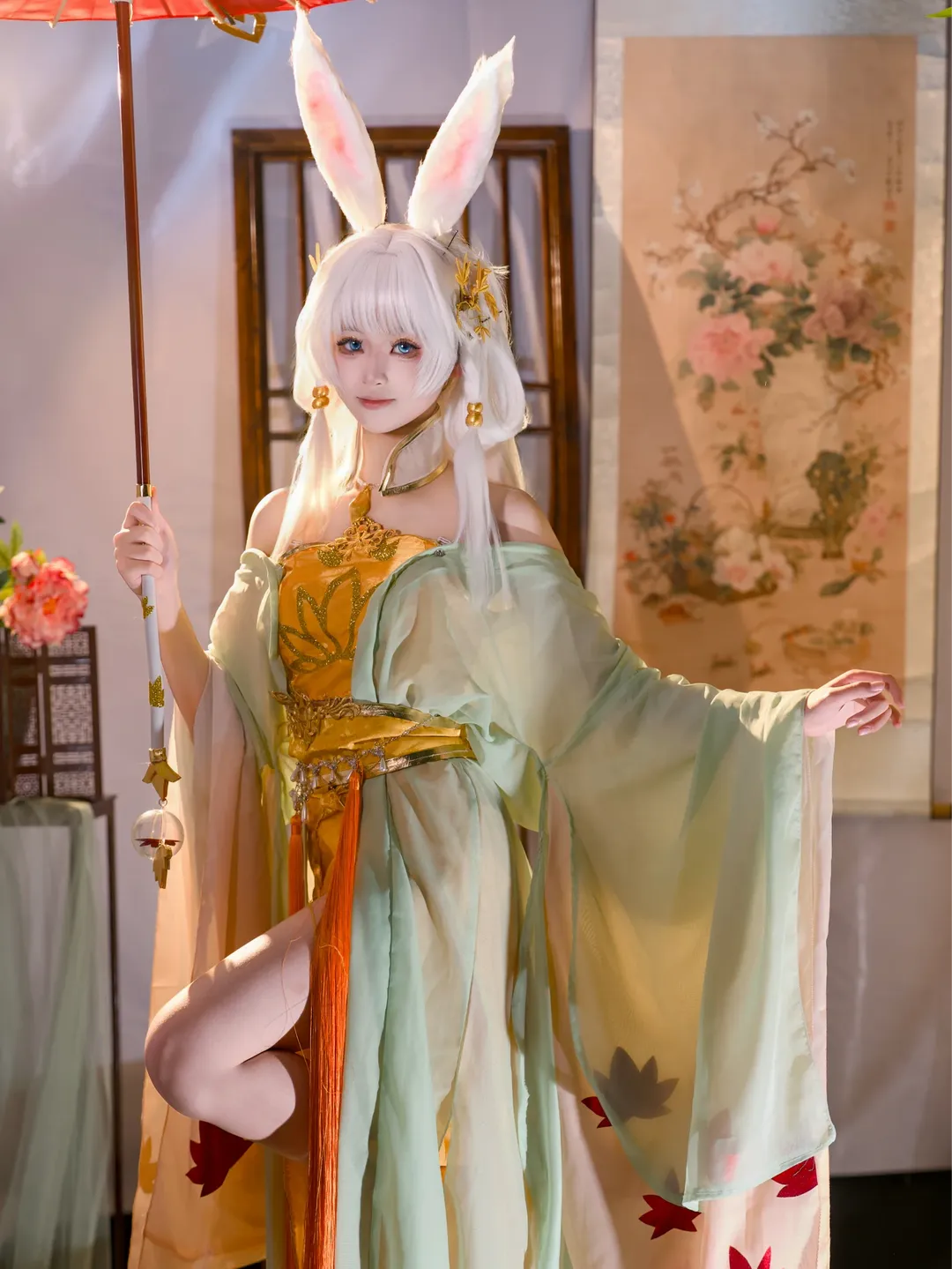 NARAKA: BLADEPOINT, Traditional style cosplay, Chang'e cosplay, Shen Miao cosplay, Jade Rabbit cosplay