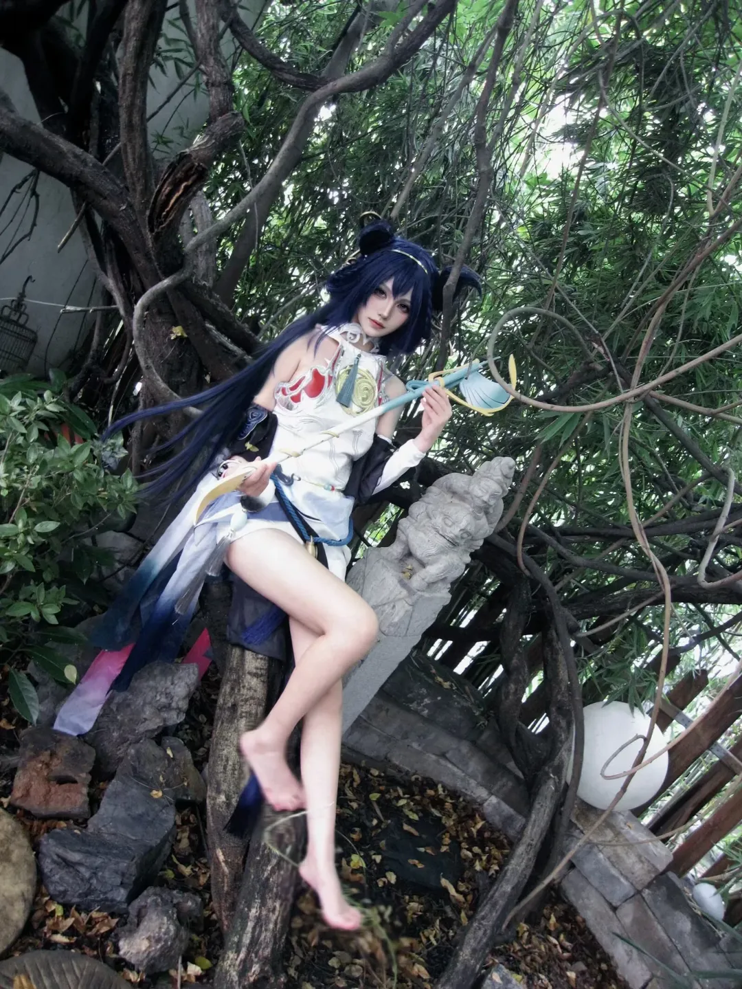 Seele cosplay, Xiangling cosplay, Xianxia style, Ancient style outdoor cosplay, Jungle photography - Image 2