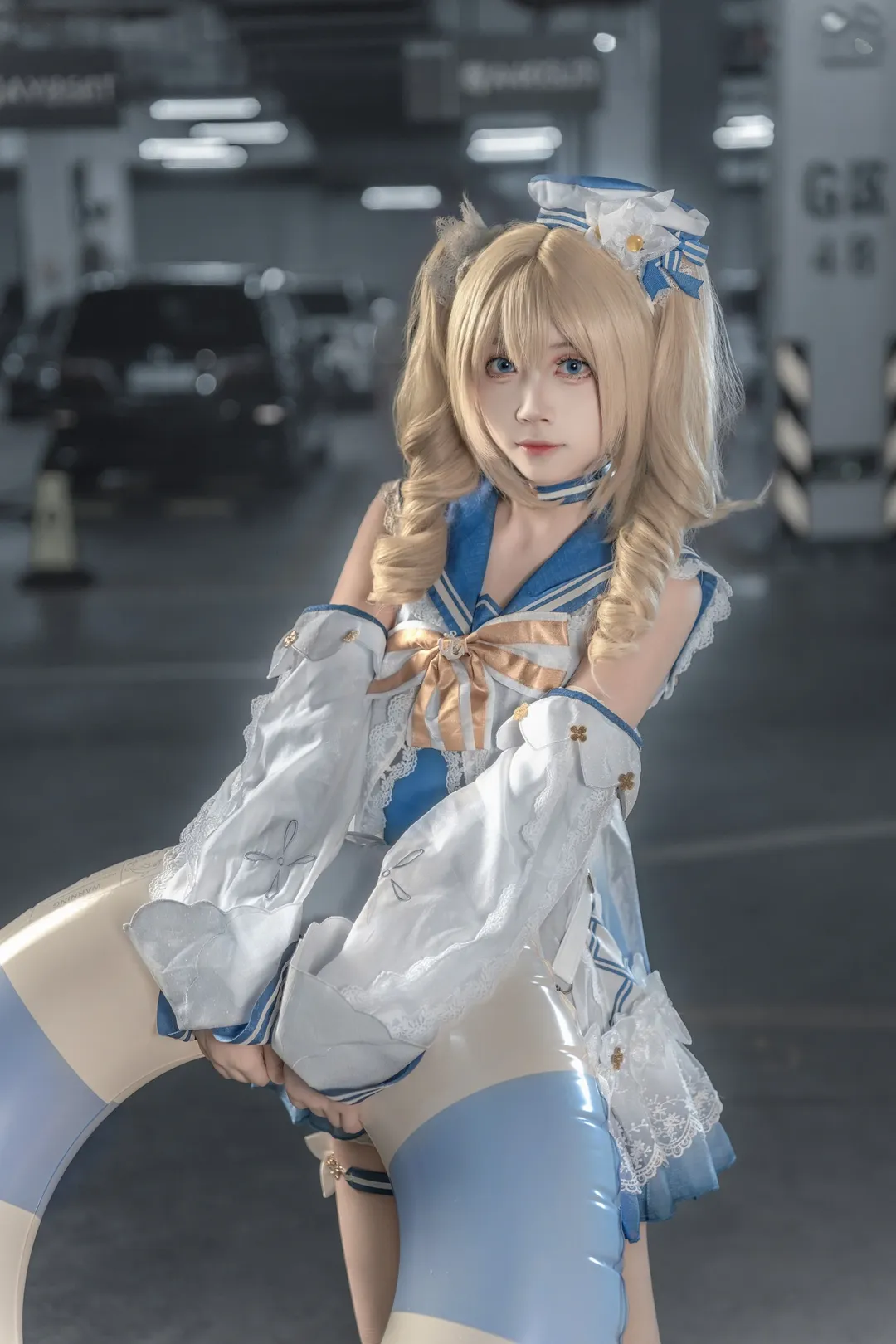 原神, 芭芭拉cos, 漫展返图, cosplay摄影, 地下车库出片
