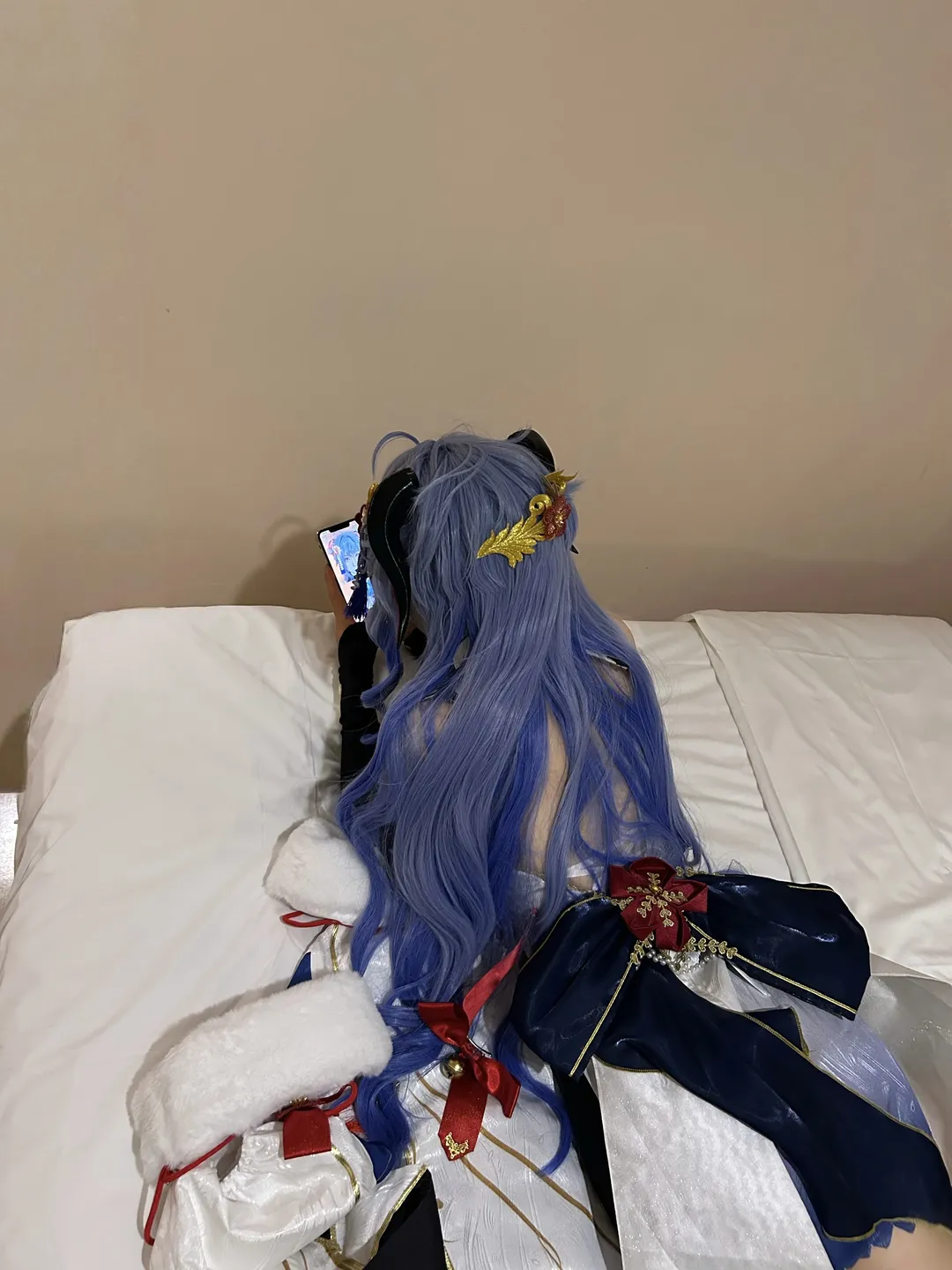 原神, 甘雨cos, cosplay摄影, cosplay日常, 雪中红梅