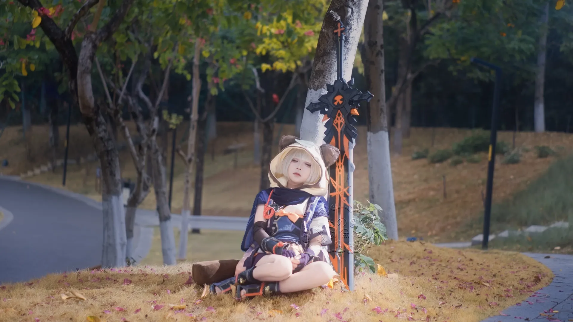角色扮演, 原神, cosplay, 外景摄影, 早柚cos