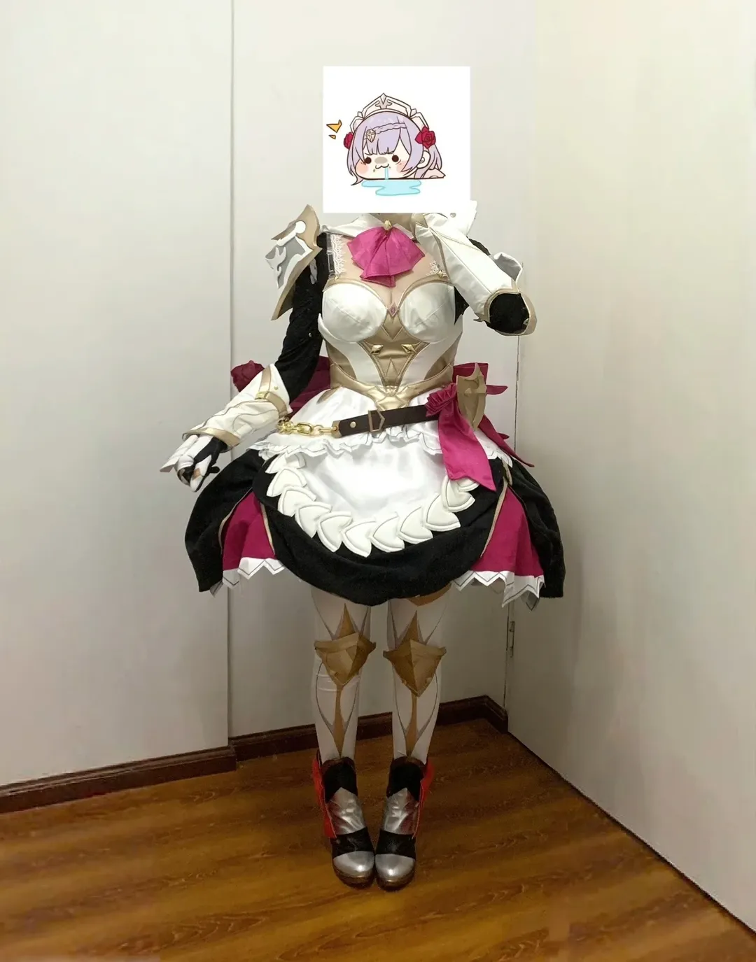 原神, 女仆装, 诺艾尔cos, cos试衣, cosplay穿搭 - 第1张
